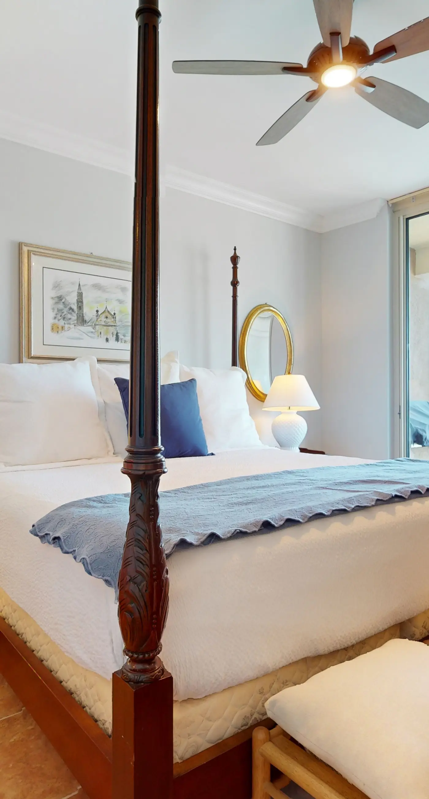 Gulf-view condo with pool, hot tub, beach access, tennis, balcony, AC, & W/D
