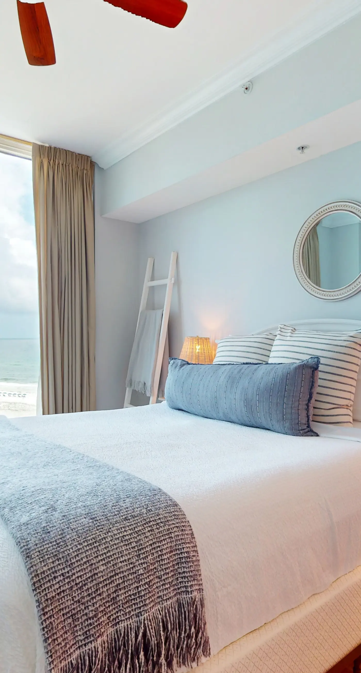 Gulf-view condo with pool, hot tub, beach access, tennis, balcony, AC, & W/D