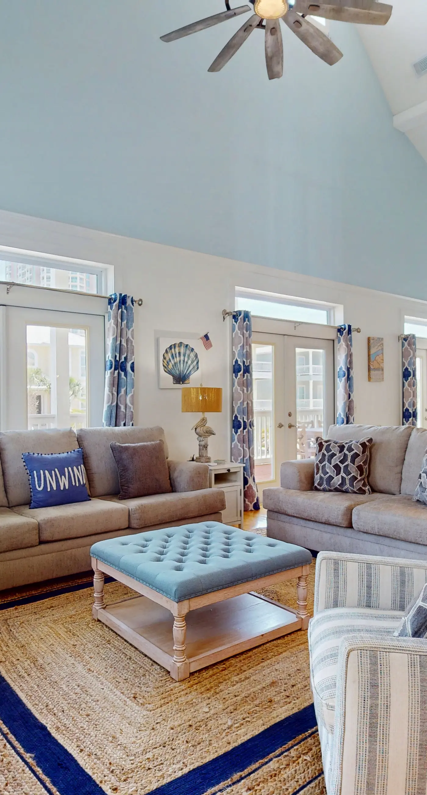 Spacious home with  shared pool, large kitchen and close to beach