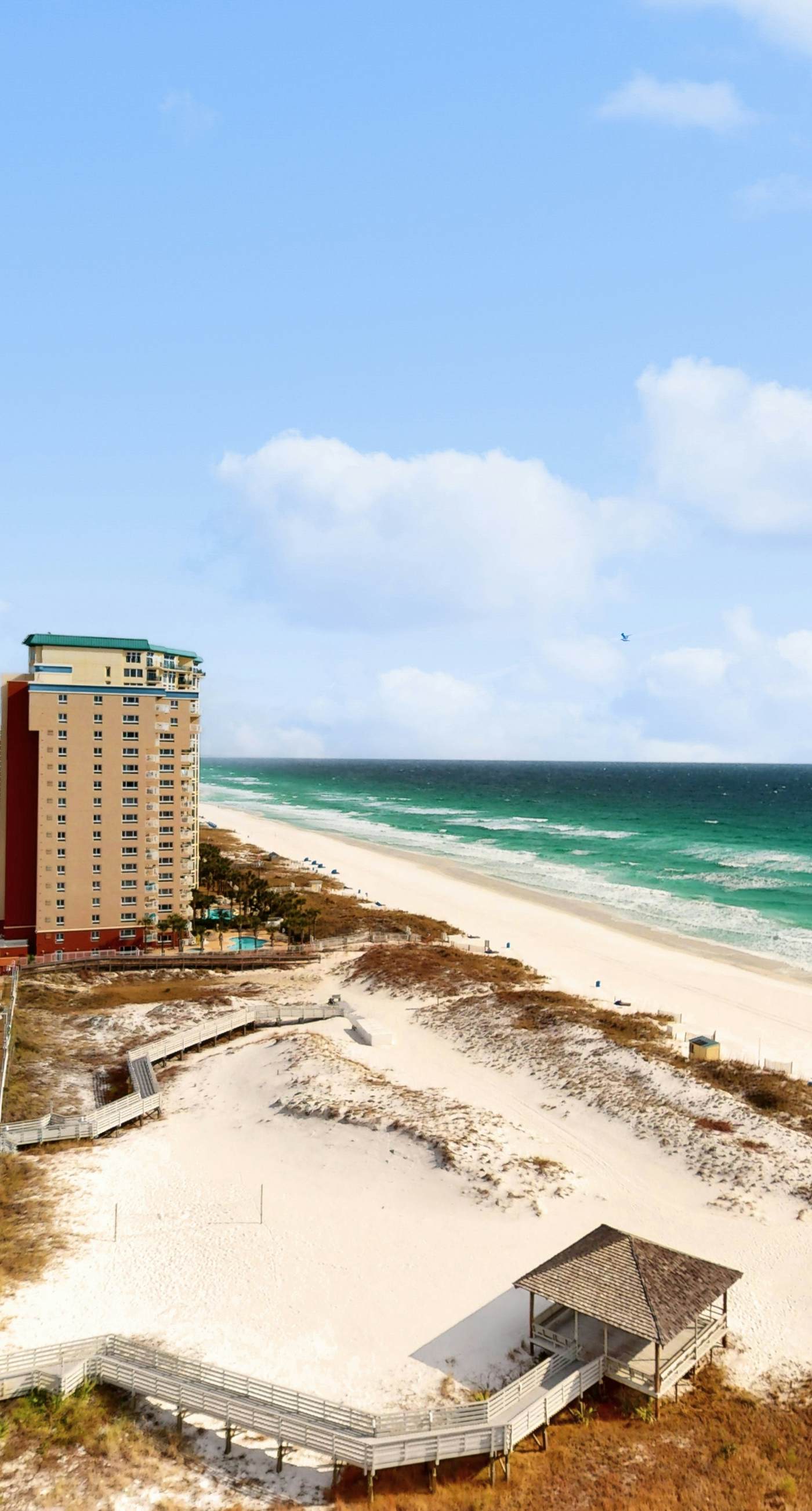 Beachfront with a heated pool & a spa