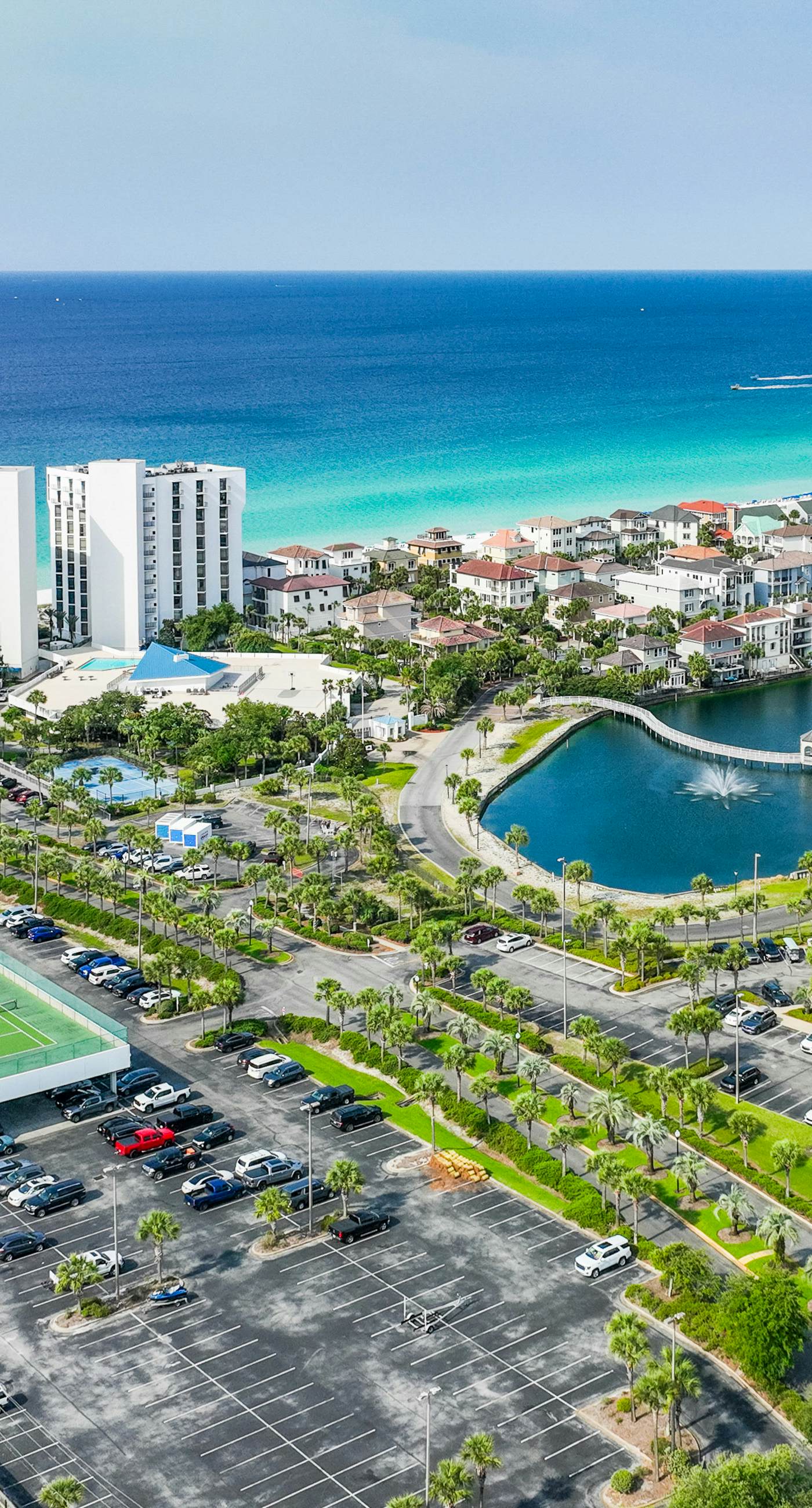 Beachfront with a heated pool & a spa