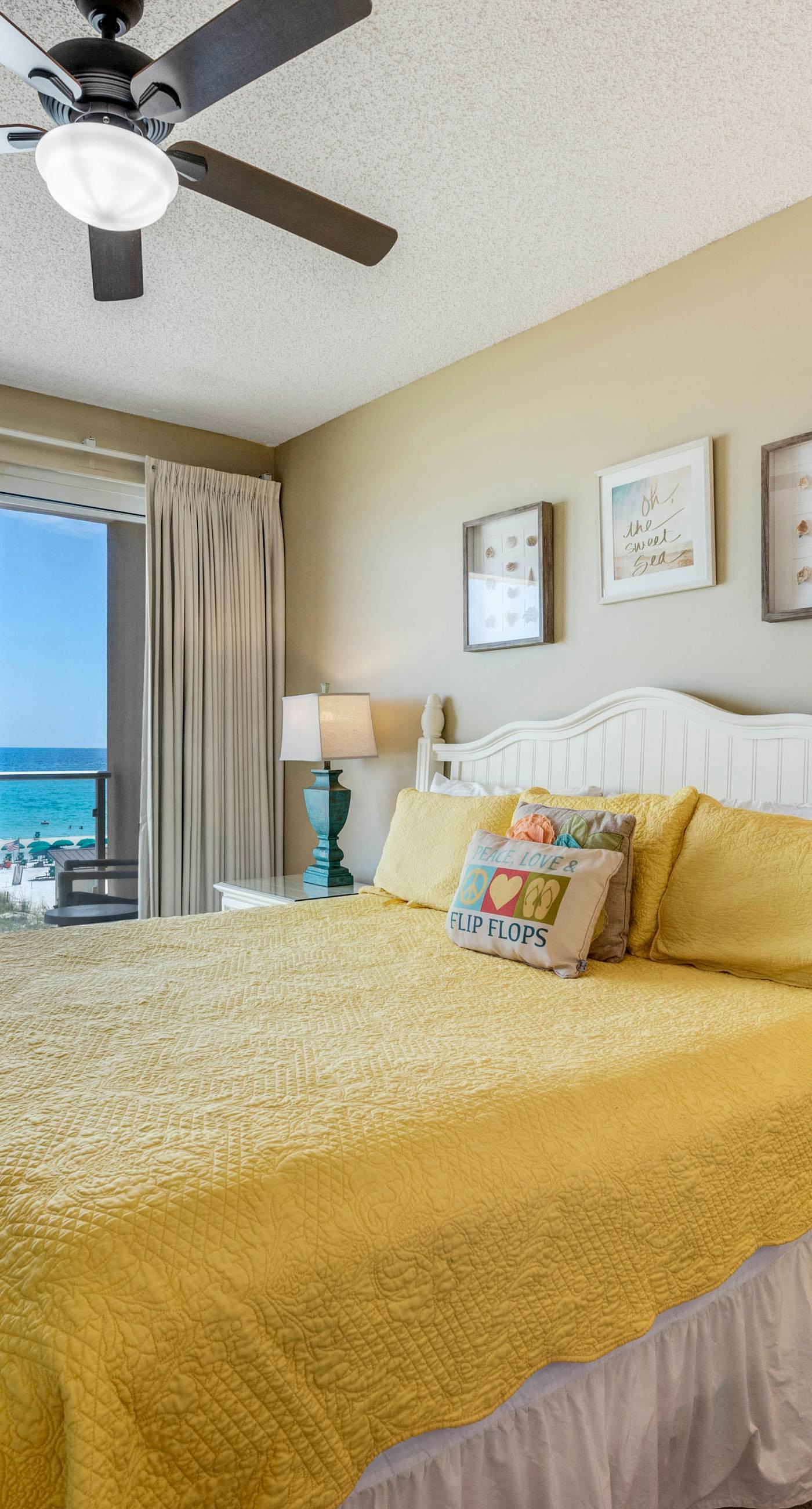 Stunning, waterfront home with Gulf views, pool & fitness room access