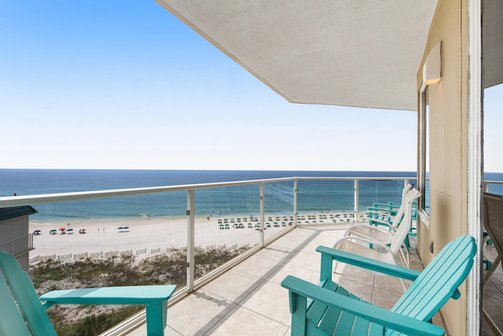 Soothing Gulf-view home with furnished patio, pool, pool spa & gym access