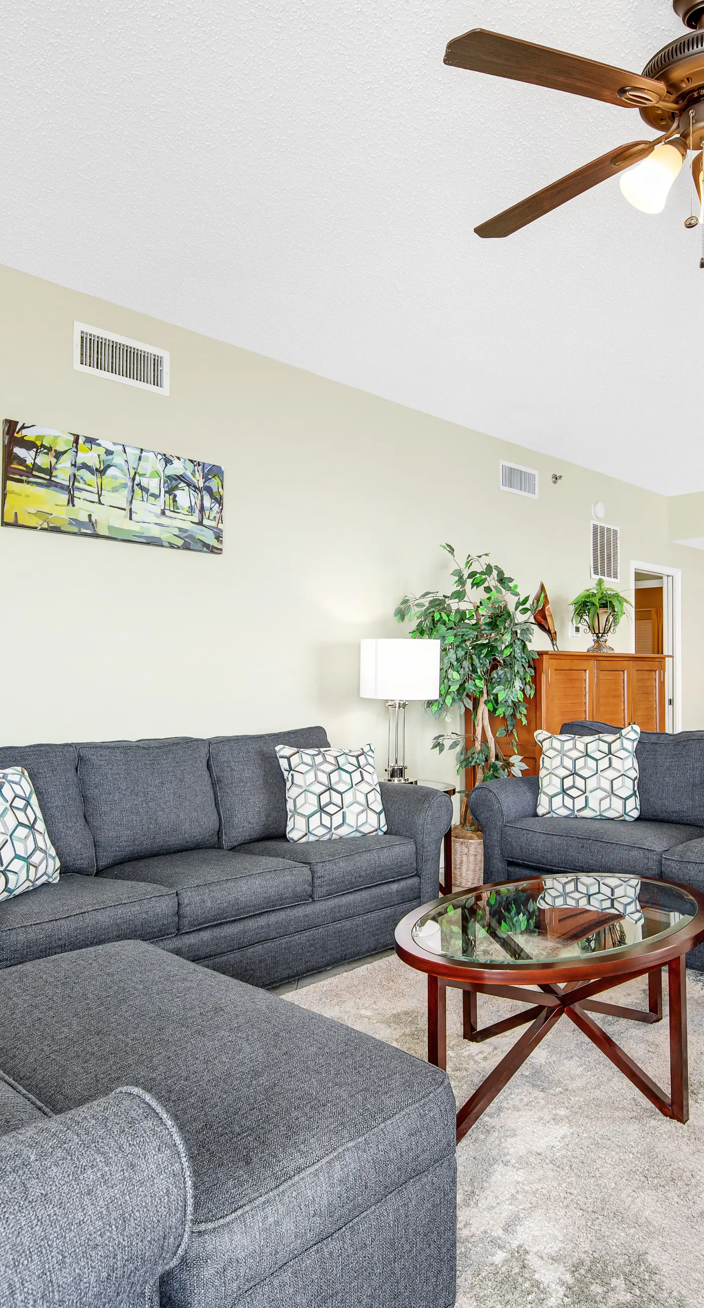 Soothing Gulf-view home with furnished patio, pool, pool spa & gym access