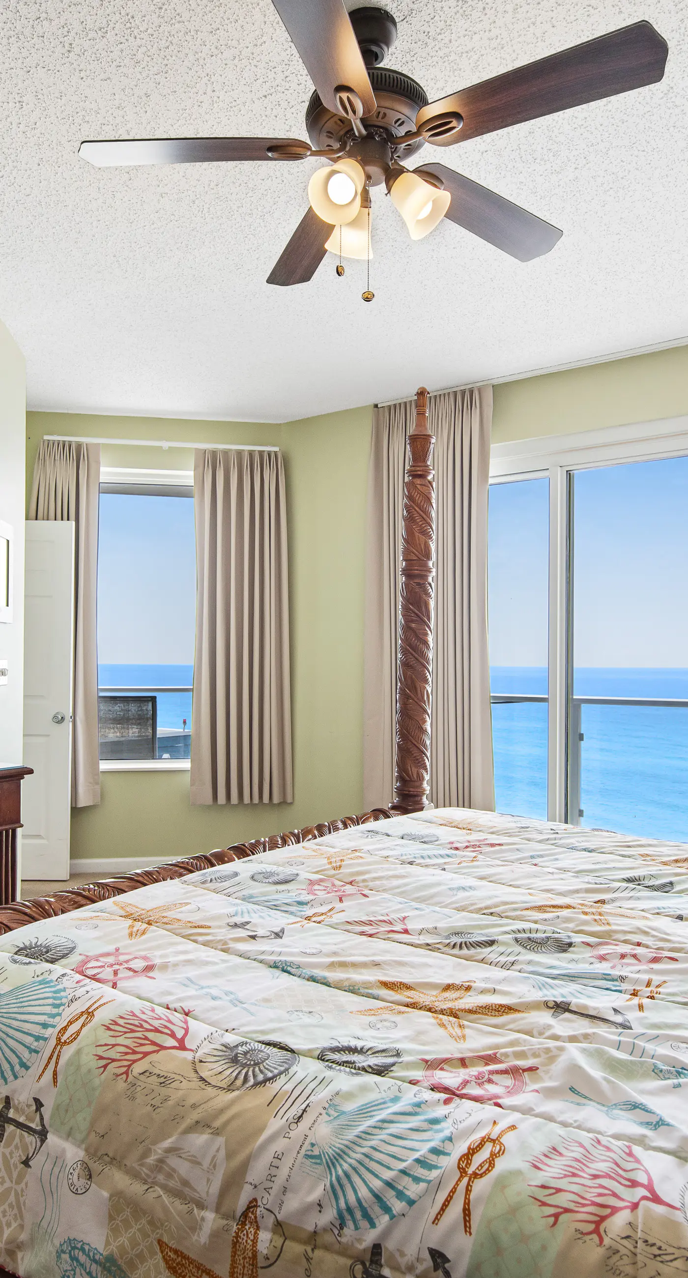Soothing Gulf-view home with furnished patio, pool, pool spa & gym access