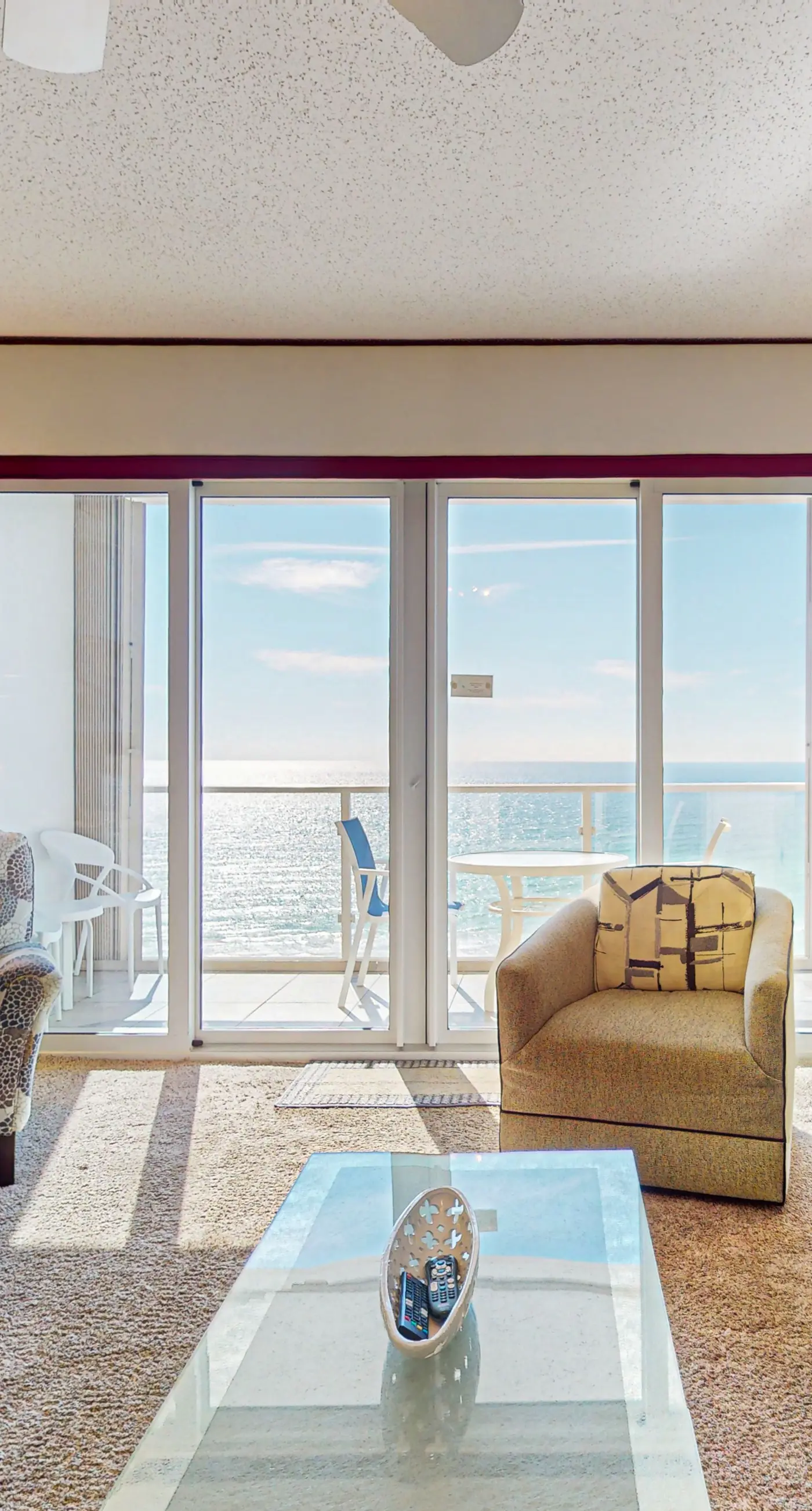 Seaside escape with water view, balcony, pool, pool spa & gym access