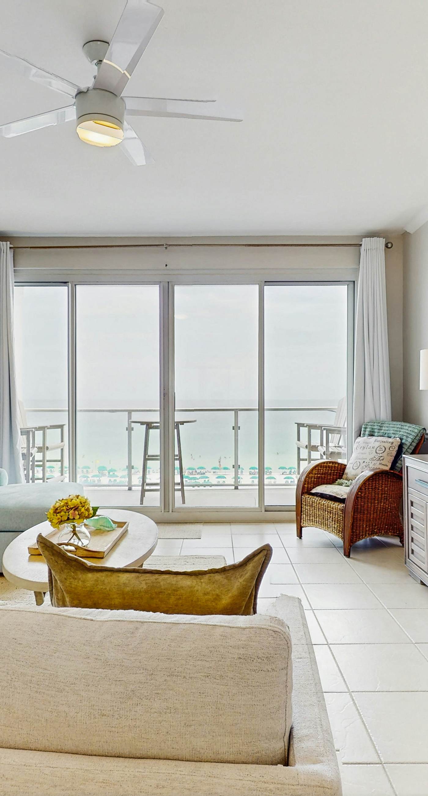 Stunning waterfront home with convenient beach access, pool & gym