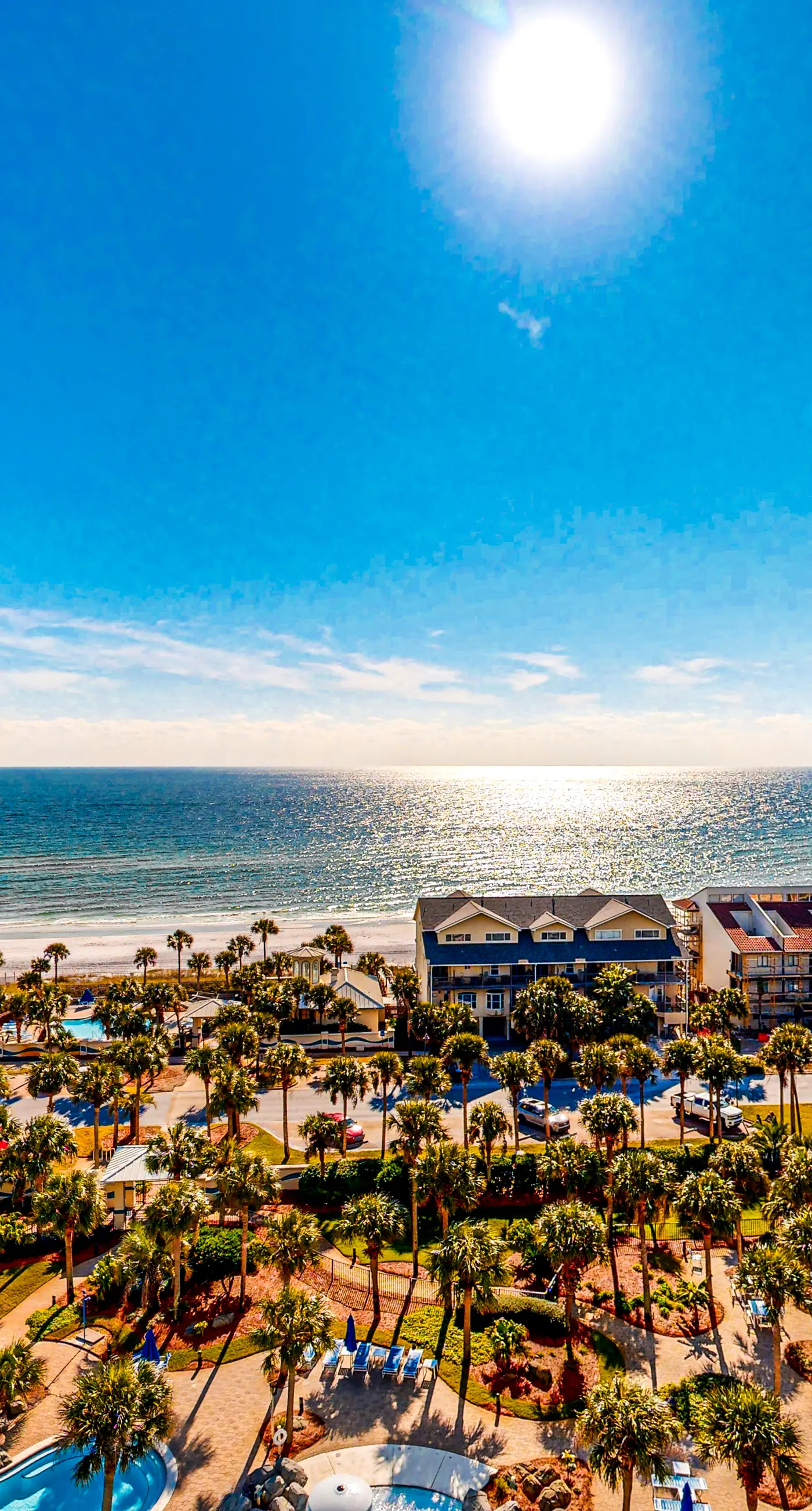 Beachfront Destin home w/ gulf views, private balcony & beach access