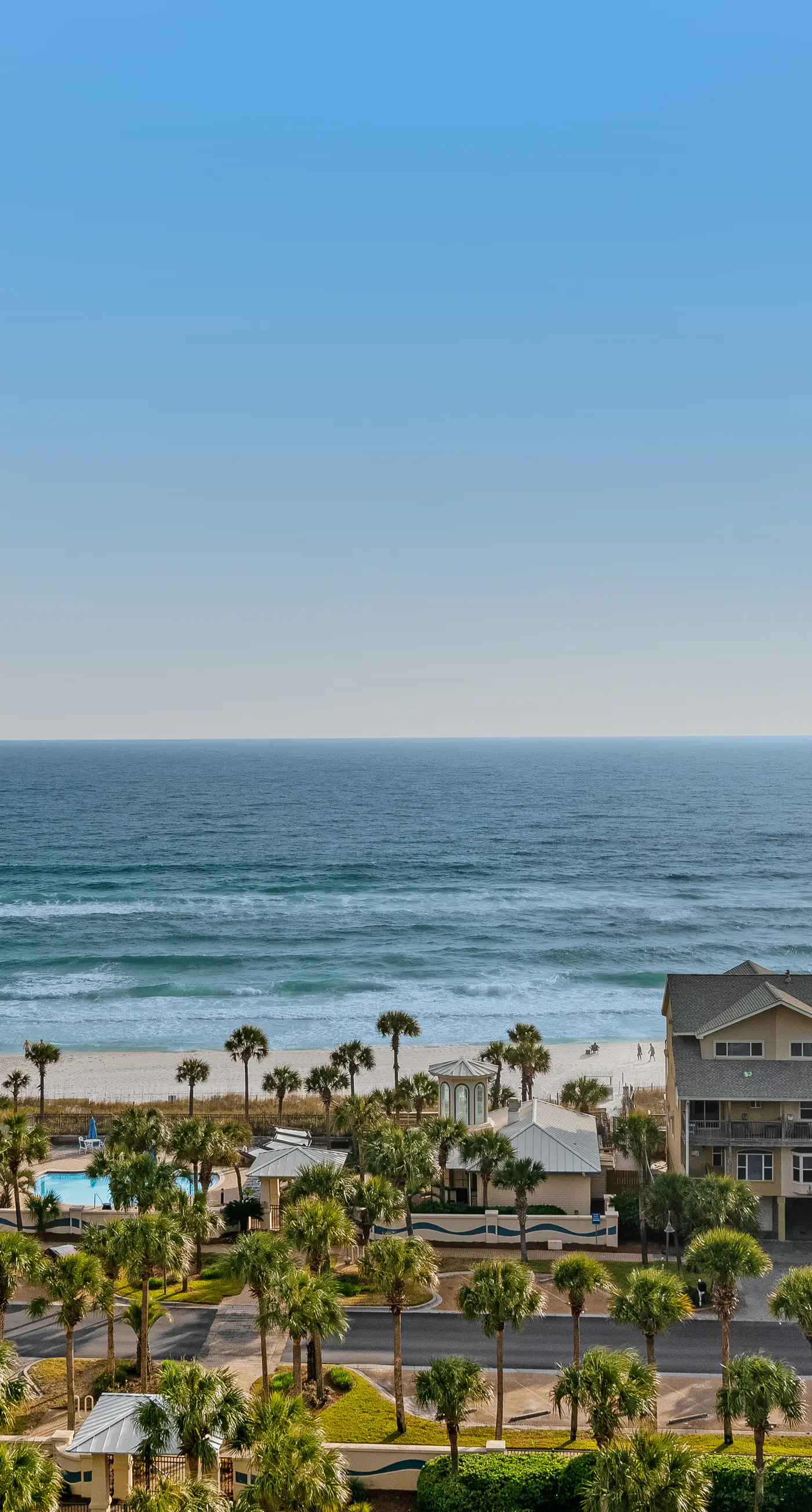 “Captiva” beachfront condo w/ ocean views and pool & fitness center access