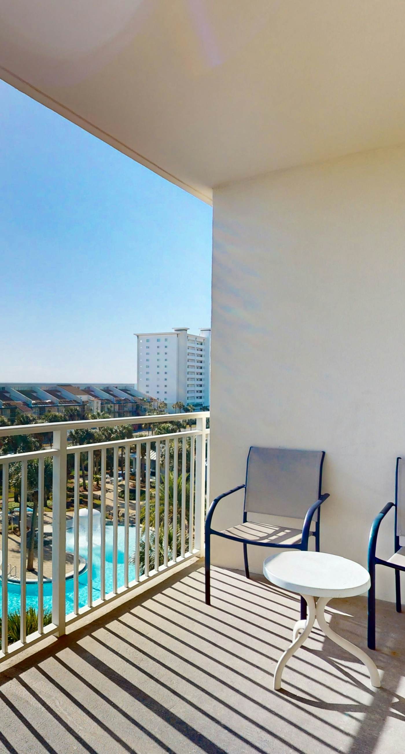 Gulf-view Sterling Shores condo with pool, gym & beach access