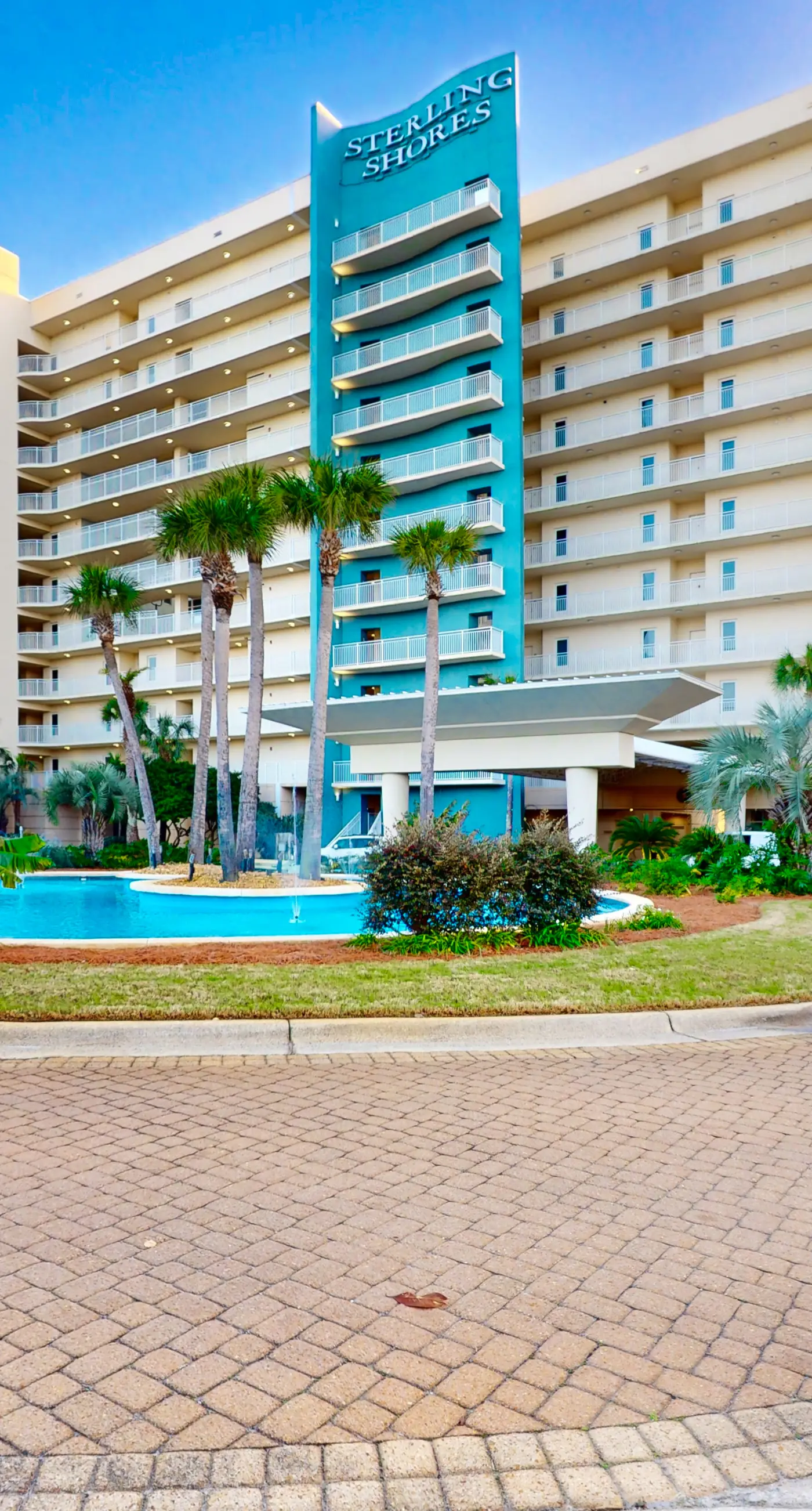 Gulf-view Sterling Shores condo with pool, gym & beach access