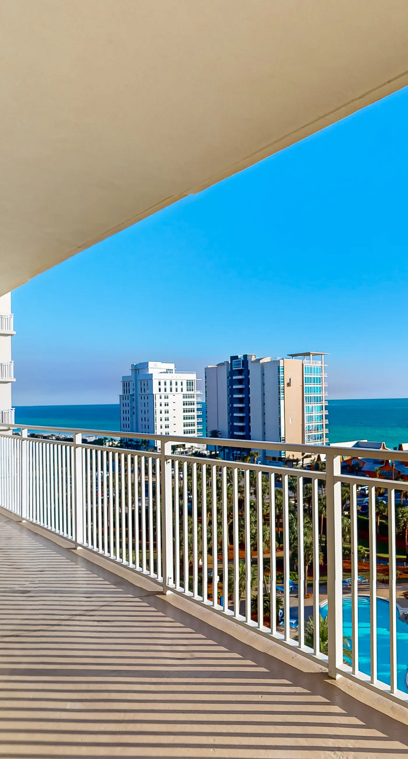 Beachfront condo with access shared on-site amenities & ocean views
