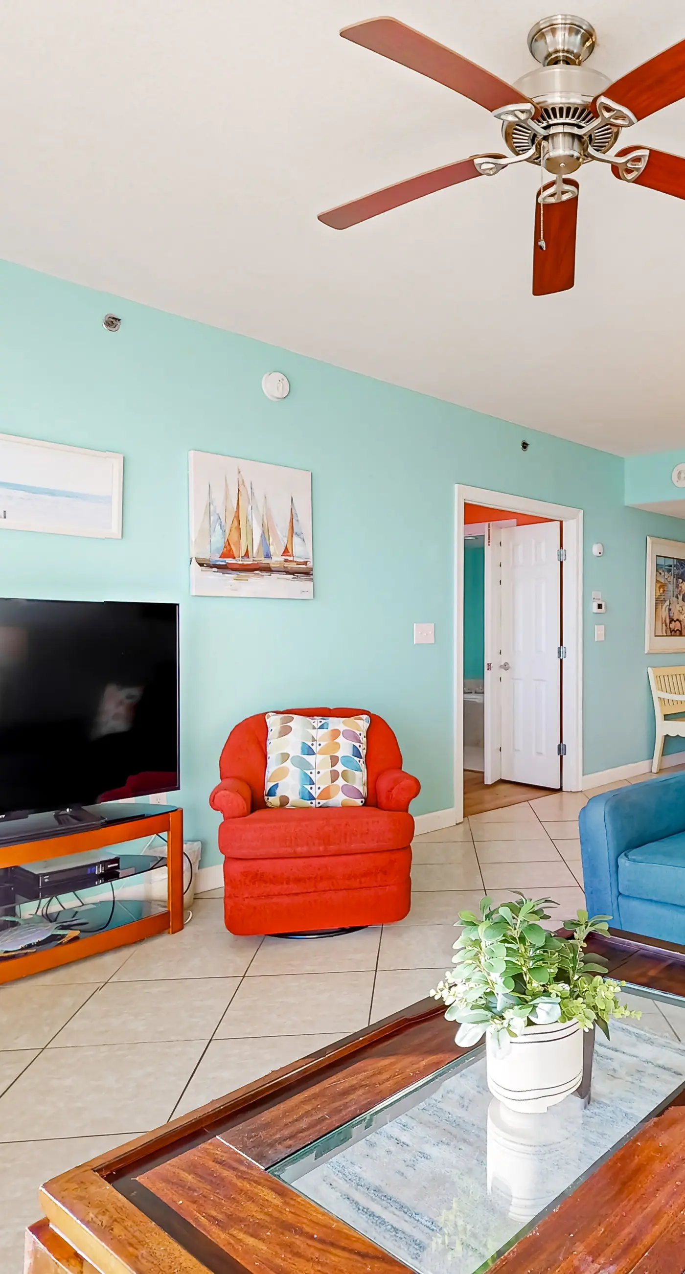 Beachfront condo with access shared on-site amenities & ocean views