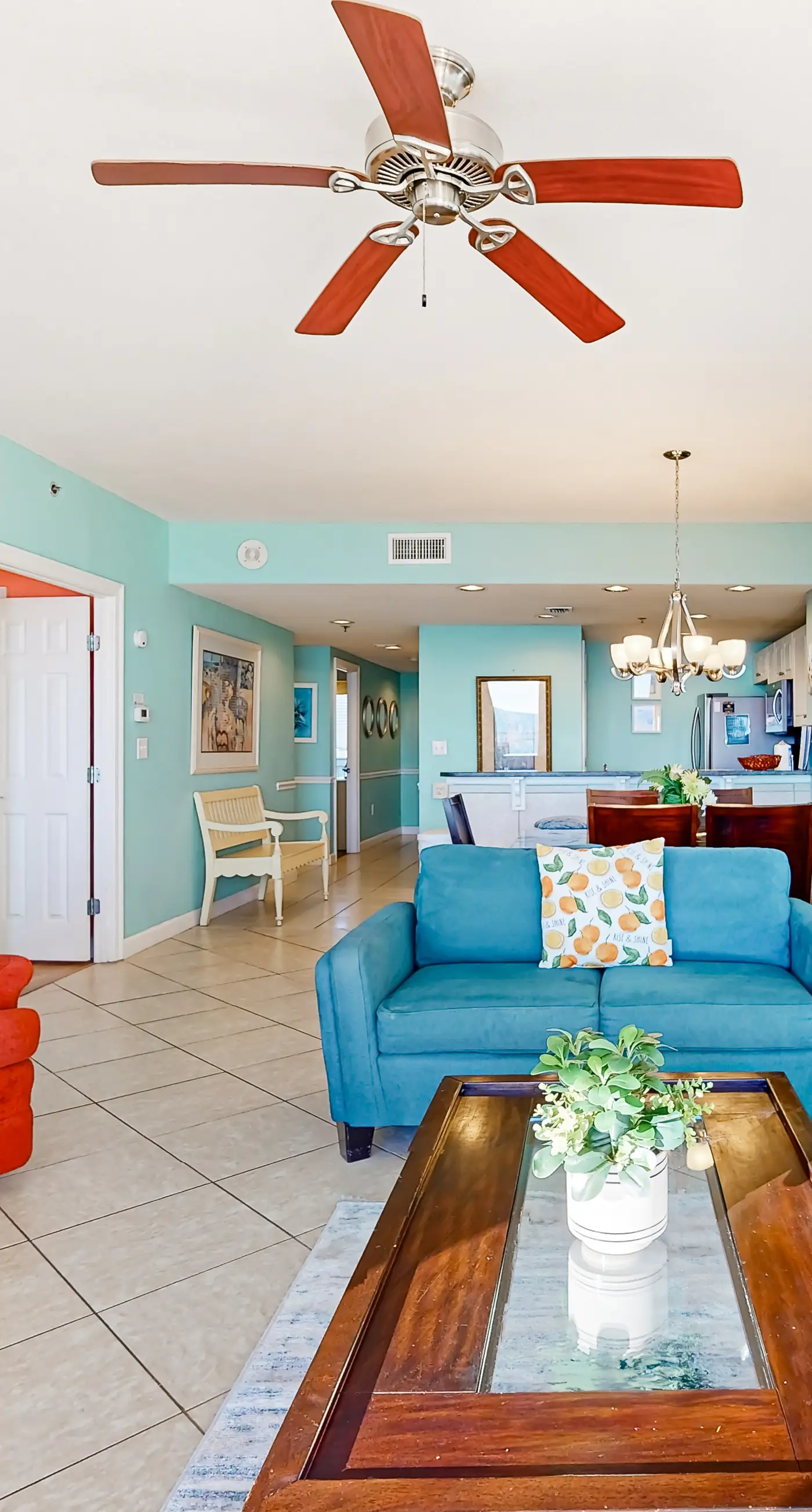 Beachfront condo with access shared on-site amenities & ocean views