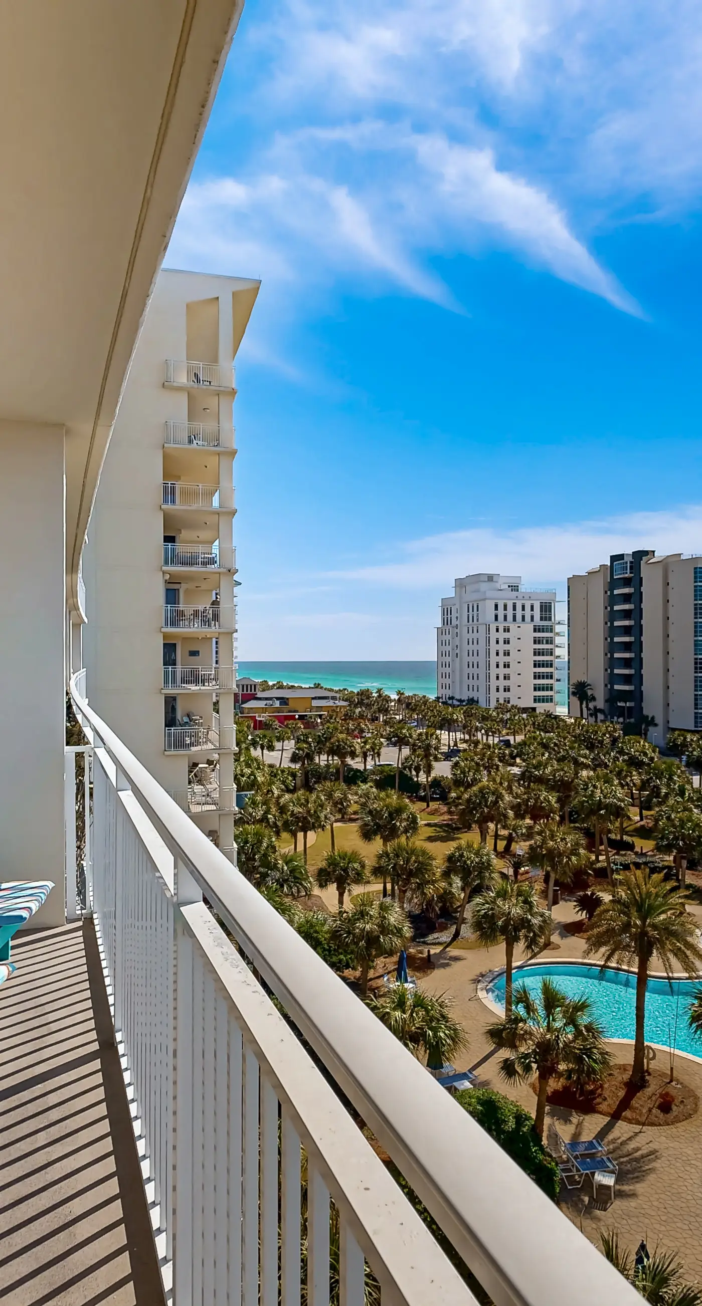 Gorgeous, beachfront condo with view of the gulf plus a pool