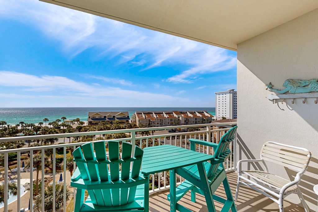 Gorgeous, beachfront condo with view of the gulf plus a pool