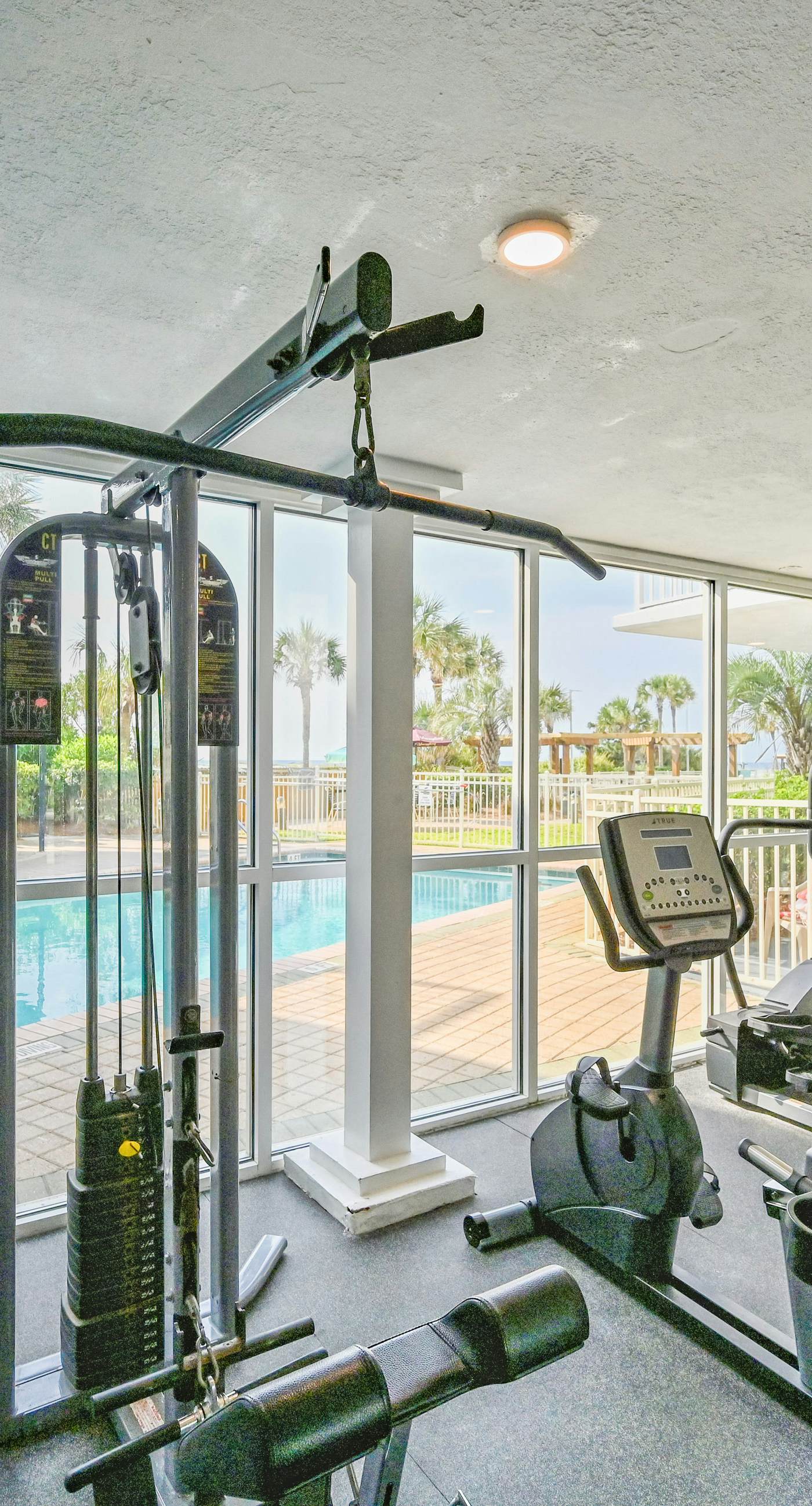 Ocean-view condo with central AC, pool & hot tub access & balcony