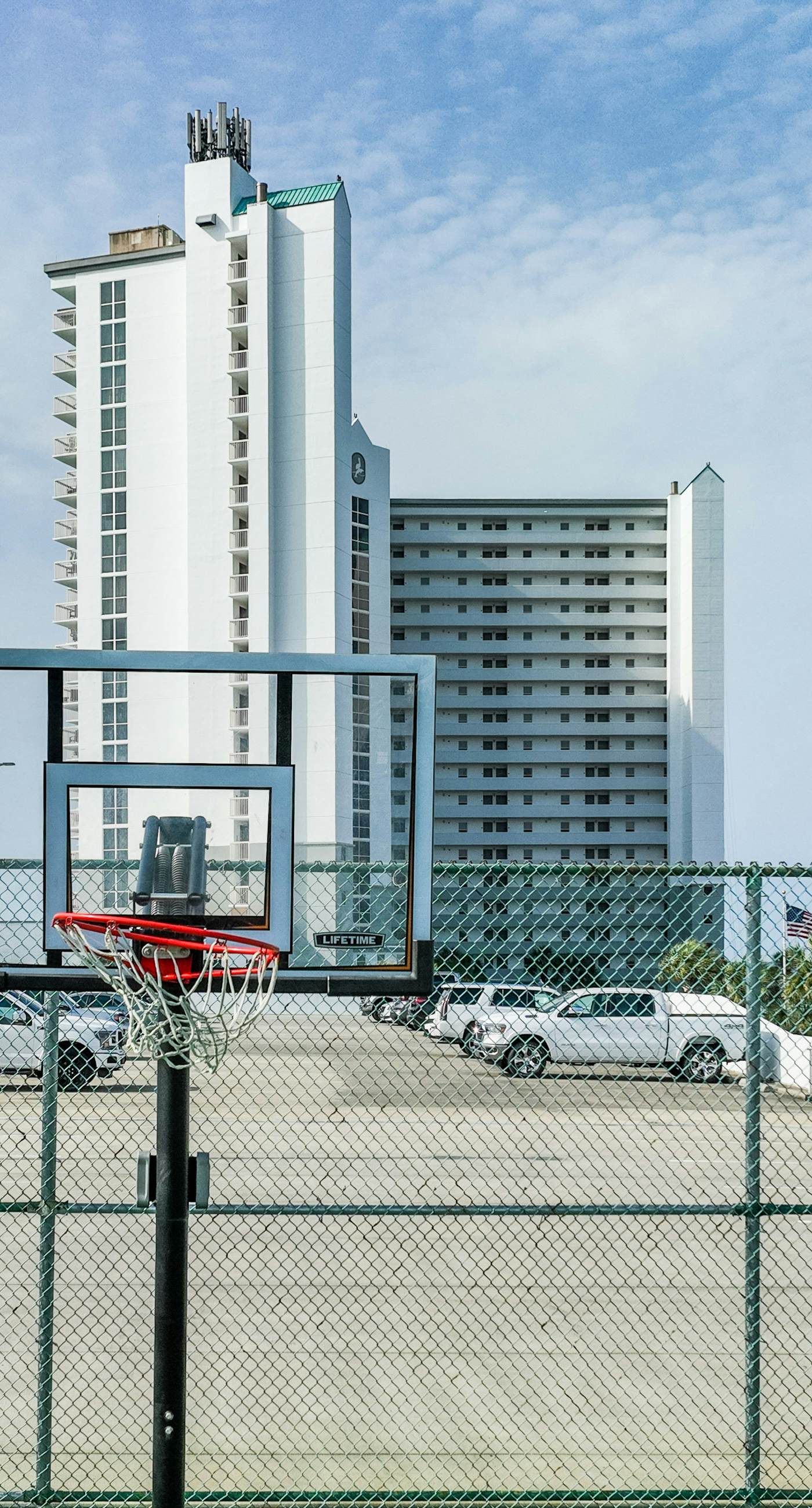 5th-floor condo with patio, pool & ocean views