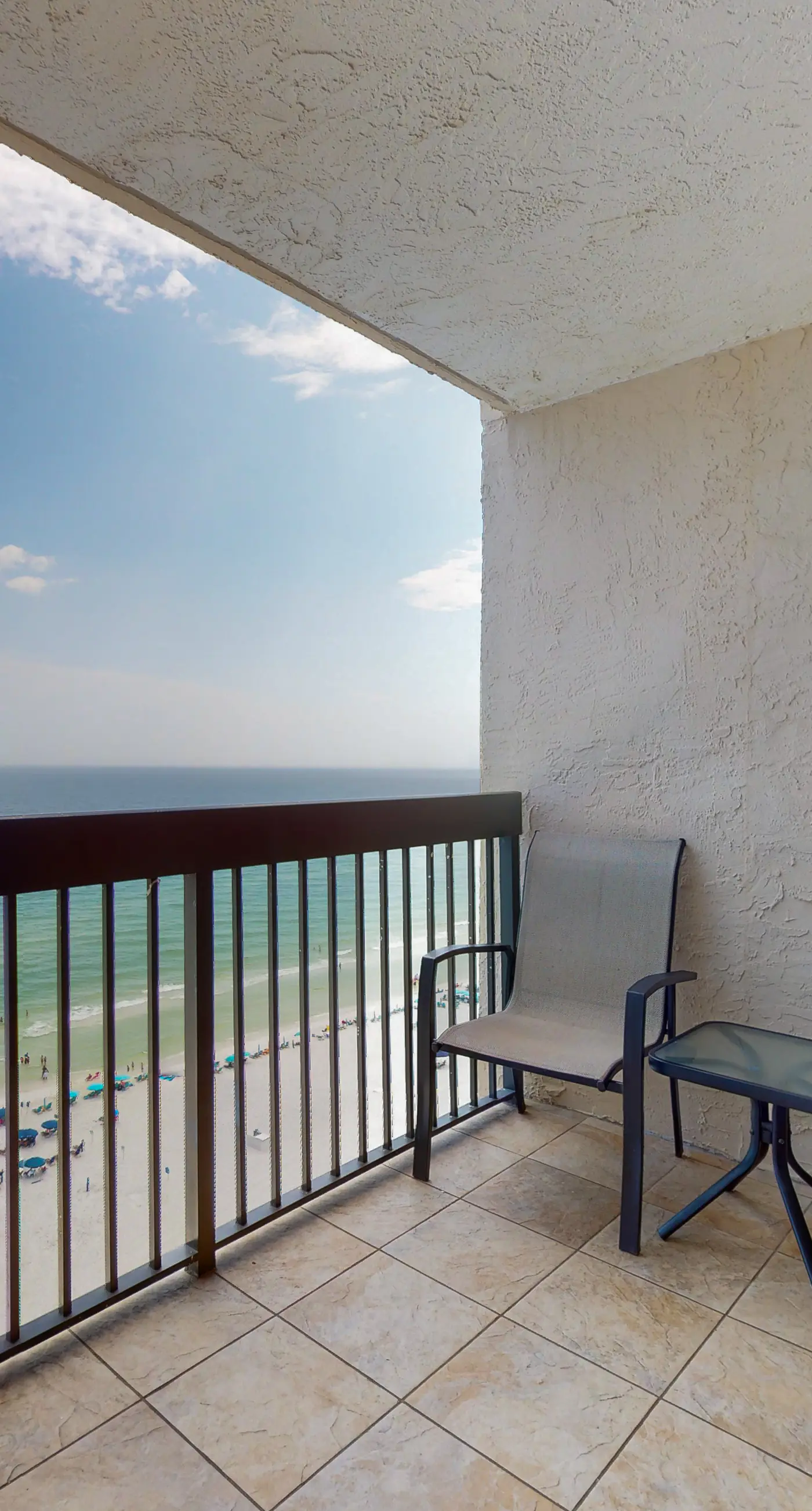 One bedroom condo close to beach w ocean views and private balcony