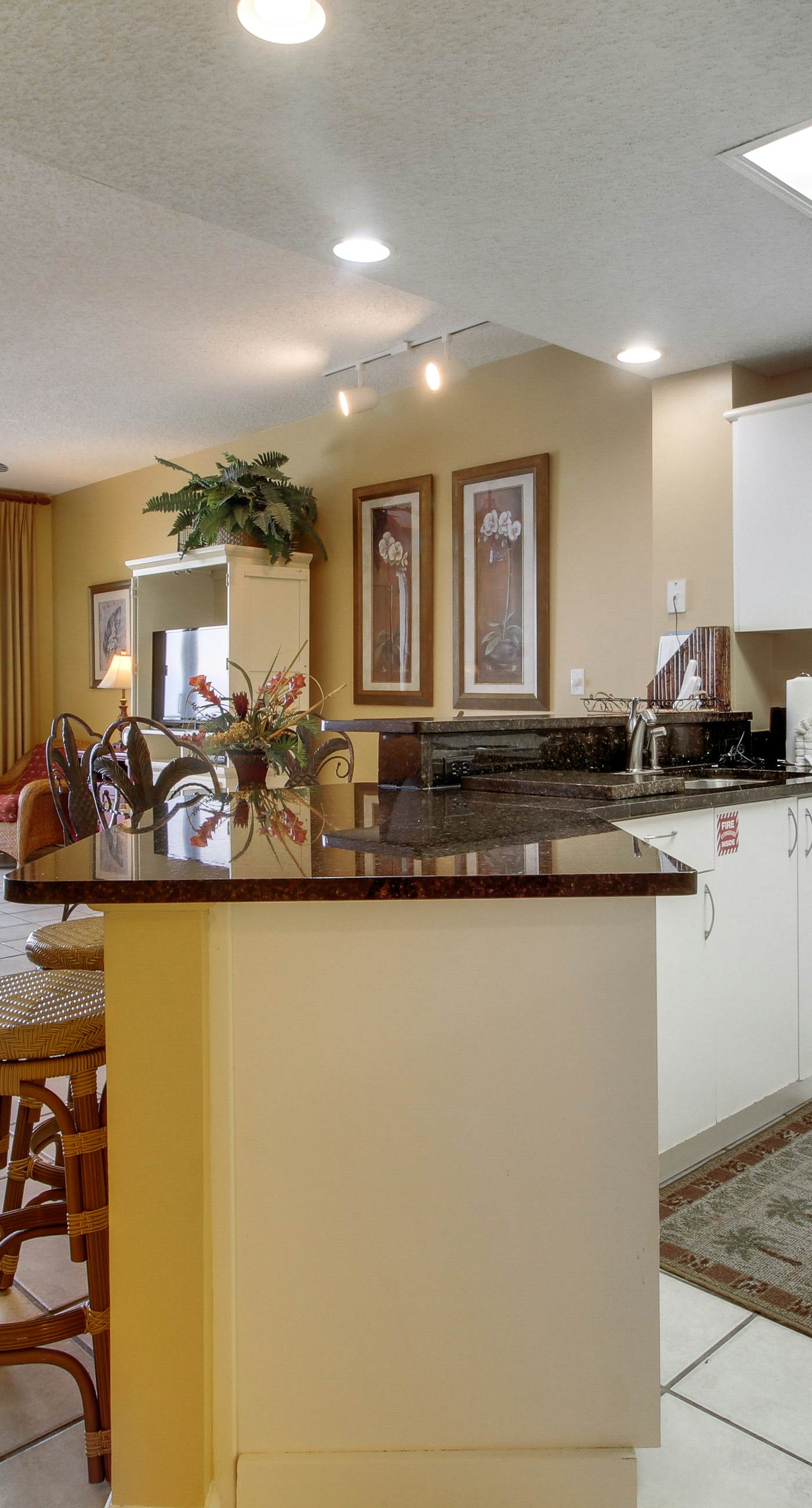 Amazing Gulf view from this cozy condo with pool, gym & beach access