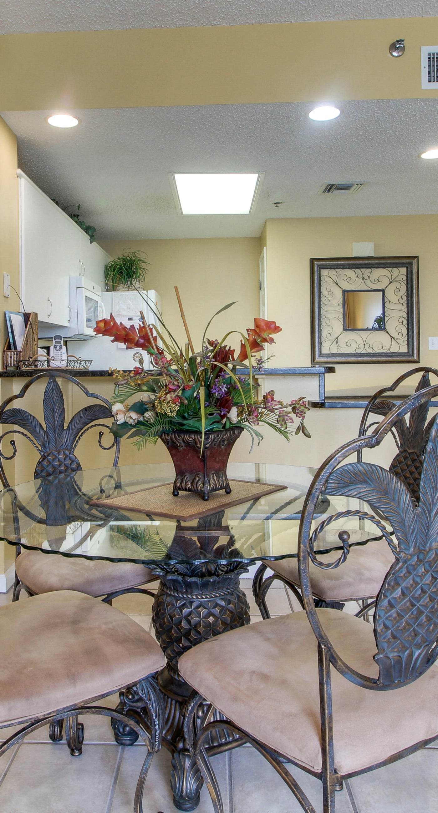 Amazing Gulf view from this cozy condo with pool, gym & beach access