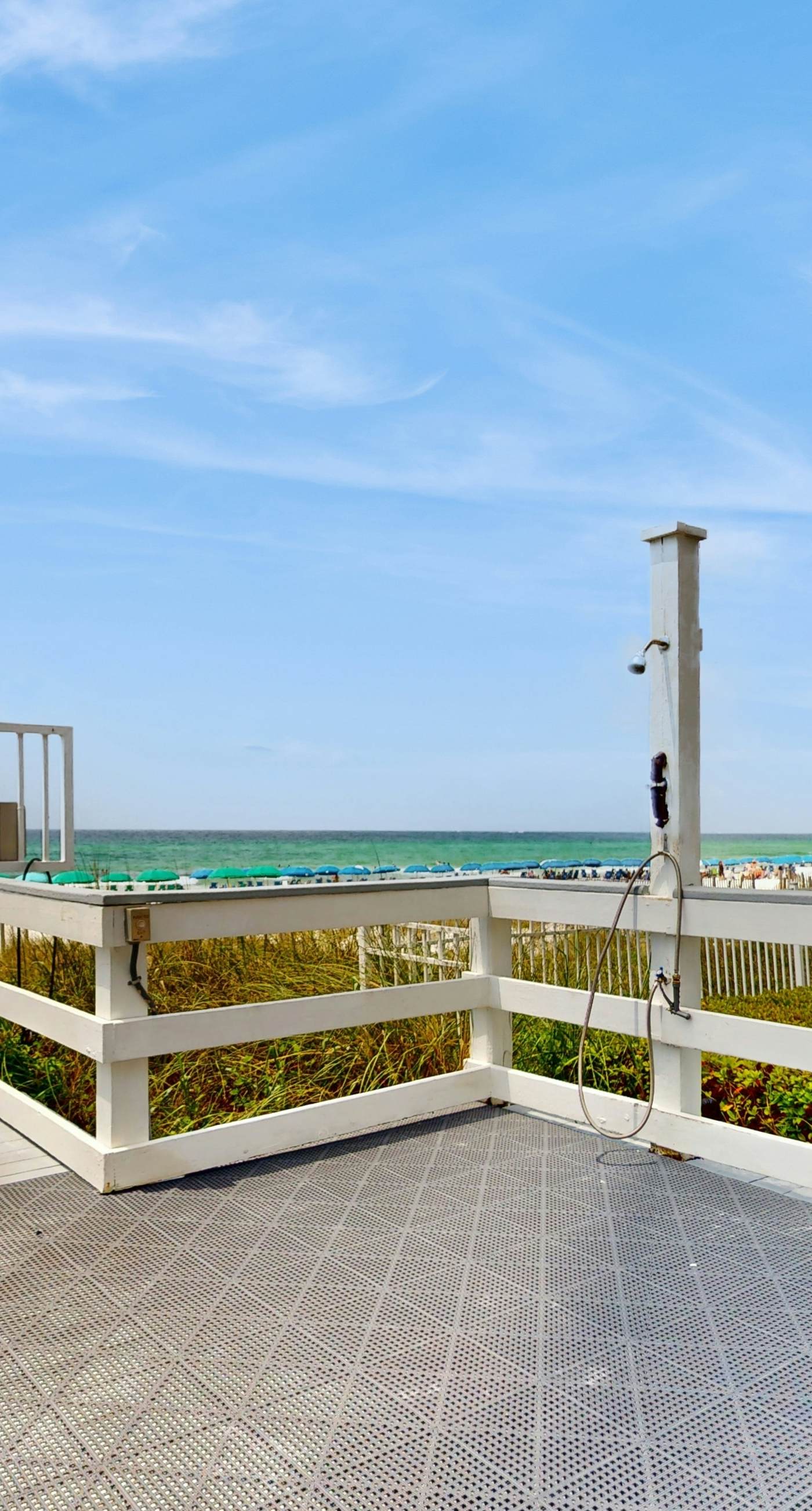 Amazing Gulf view from this cozy condo with pool, gym & beach access
