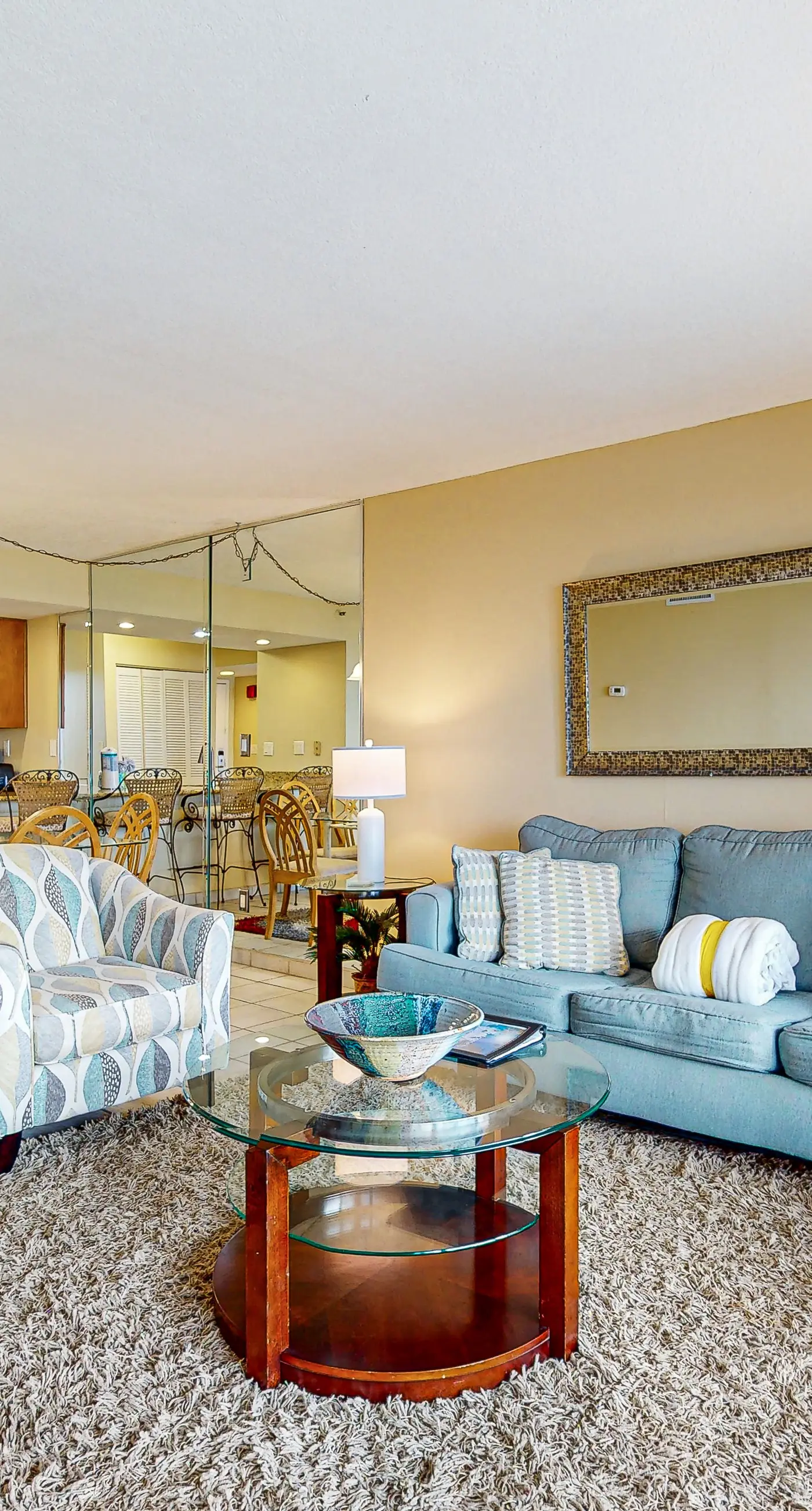 Pretty Condo with Gulf View Wet Bar, Shared Pool, Sauna, & Fitness Center