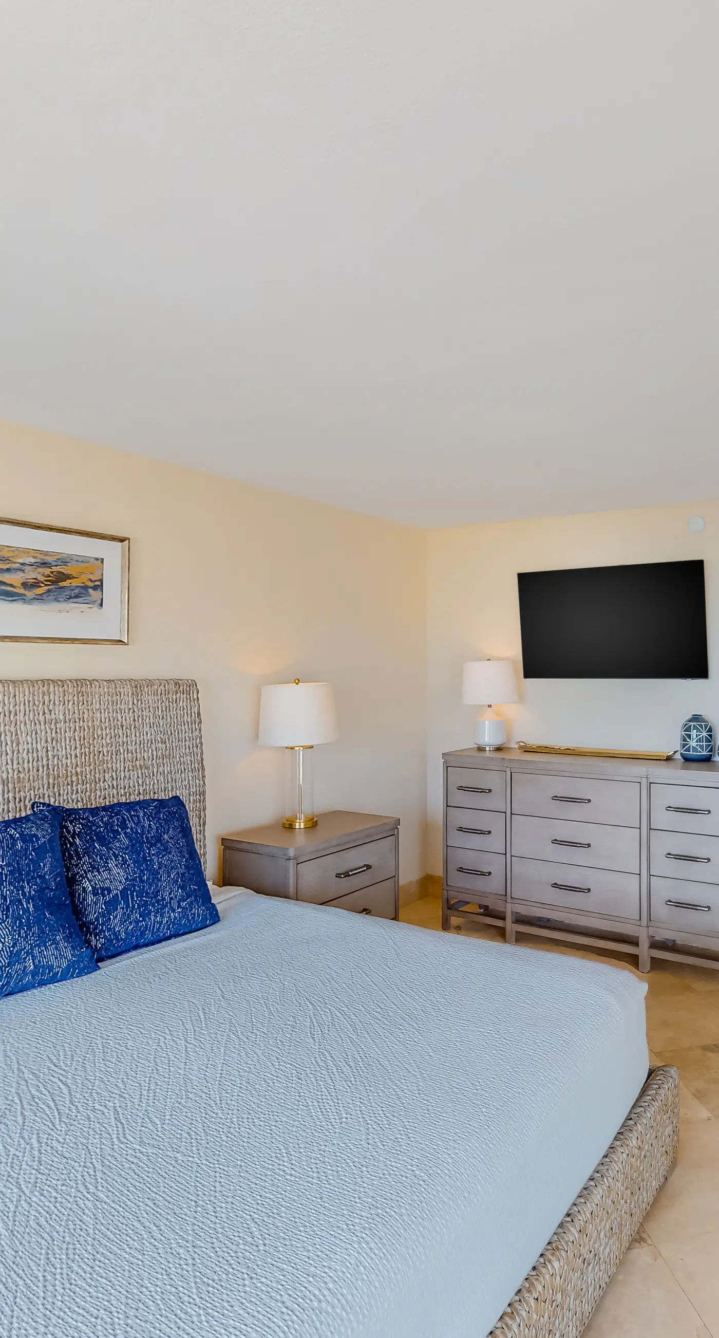 Second floor Gulf front condo with ocean views, central AC, and access to pool