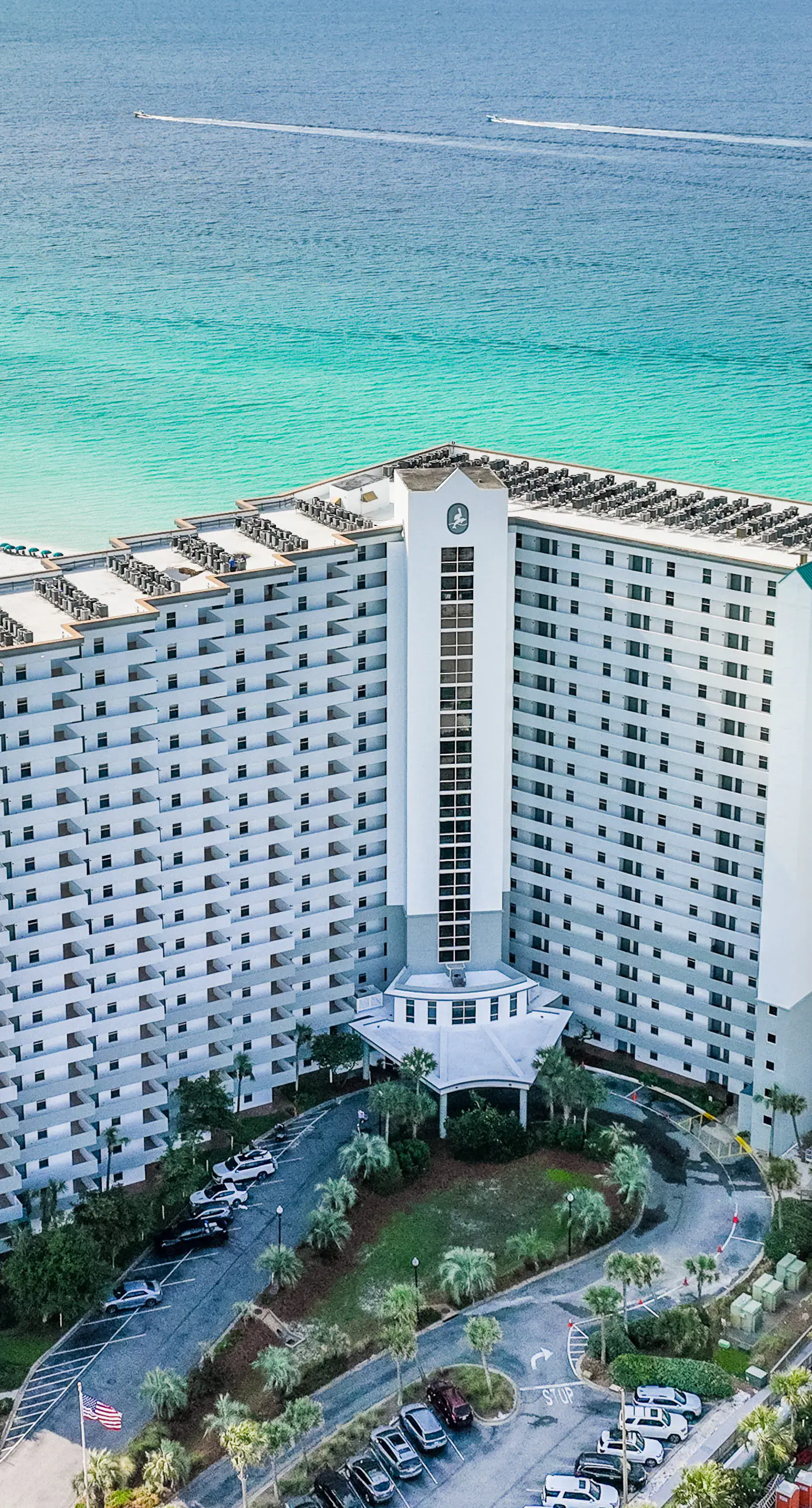 Gulf-front, 10th-floor condo with stunning Gulf views, pools & hot tubs