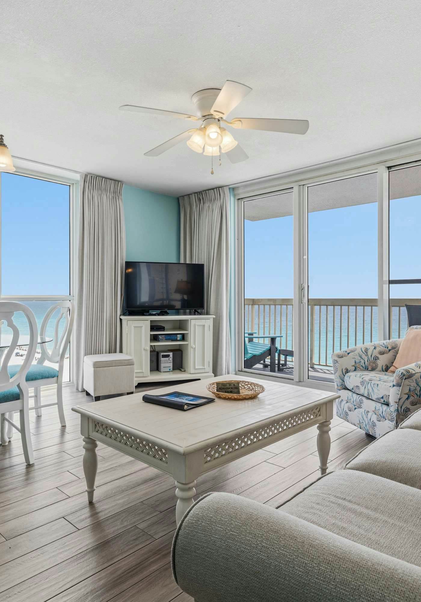 Gulf-front, 10th-floor corner condo with pools & hot tub - majestic views
