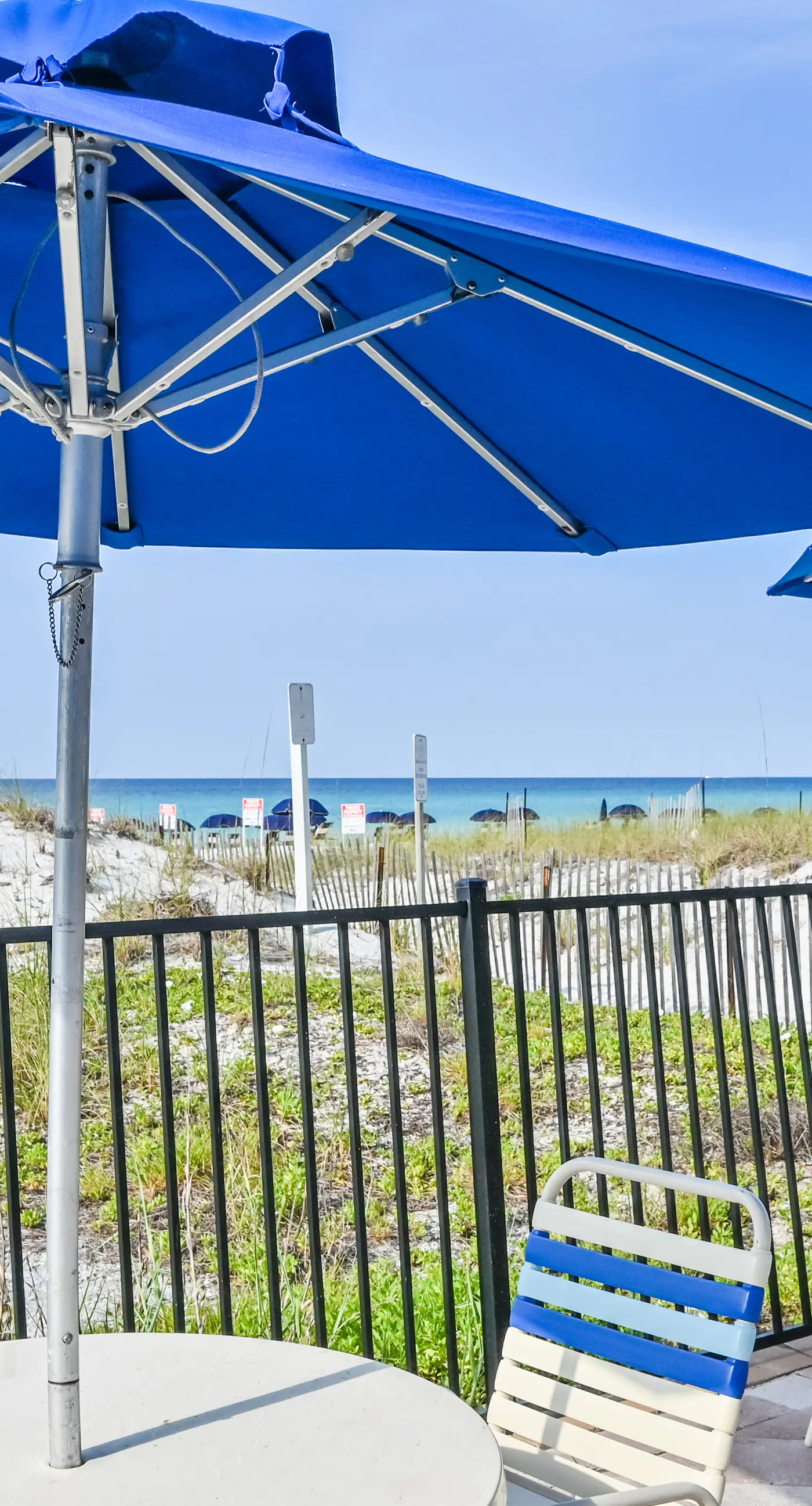 Beachfront, 15th-floor condo with great Gulf view, hot tub, pools & gyms