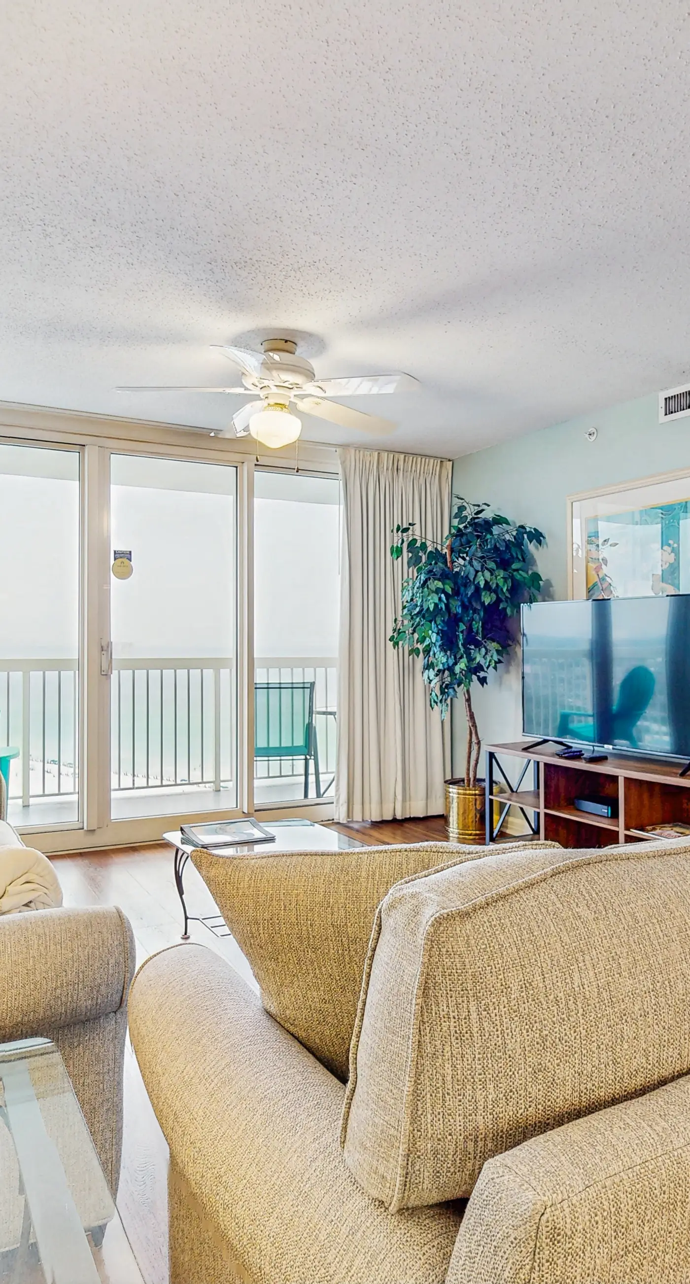 Gulf-view condo at beachfront resort with pools, hot tub & 2 gyms