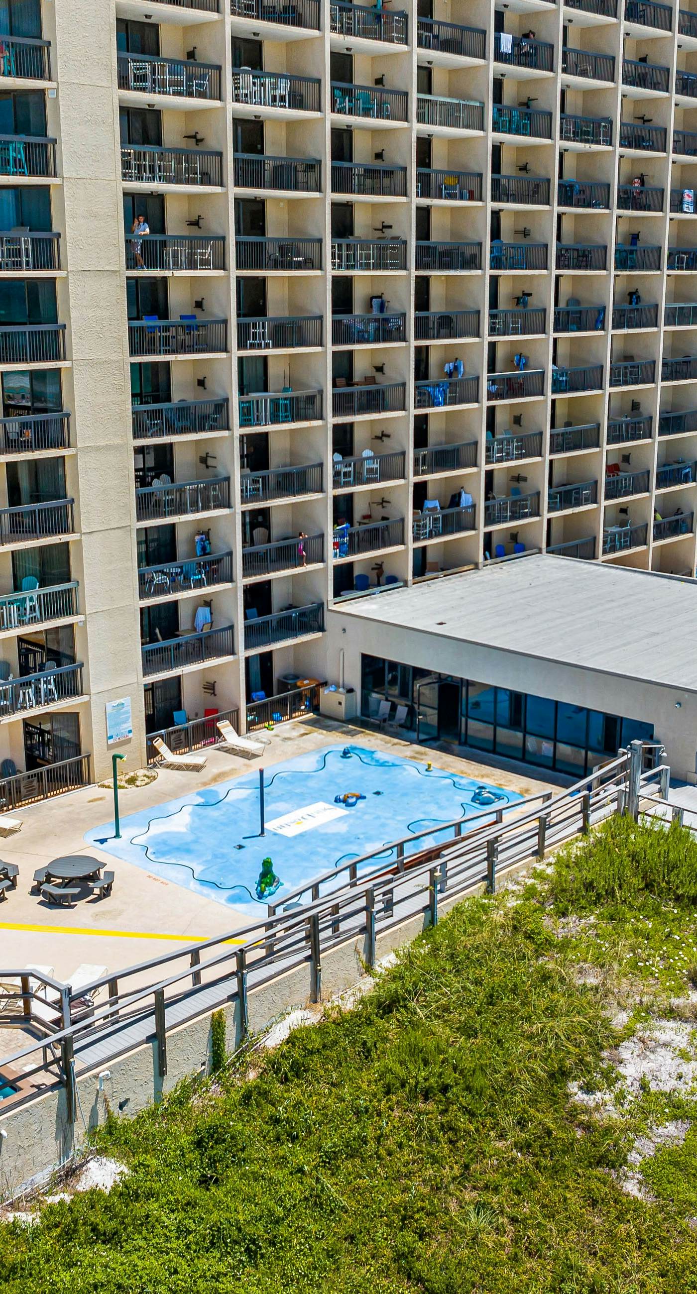 Ocean-view condo at SunDestin with pool, hot tub, sauna, and walkable locale