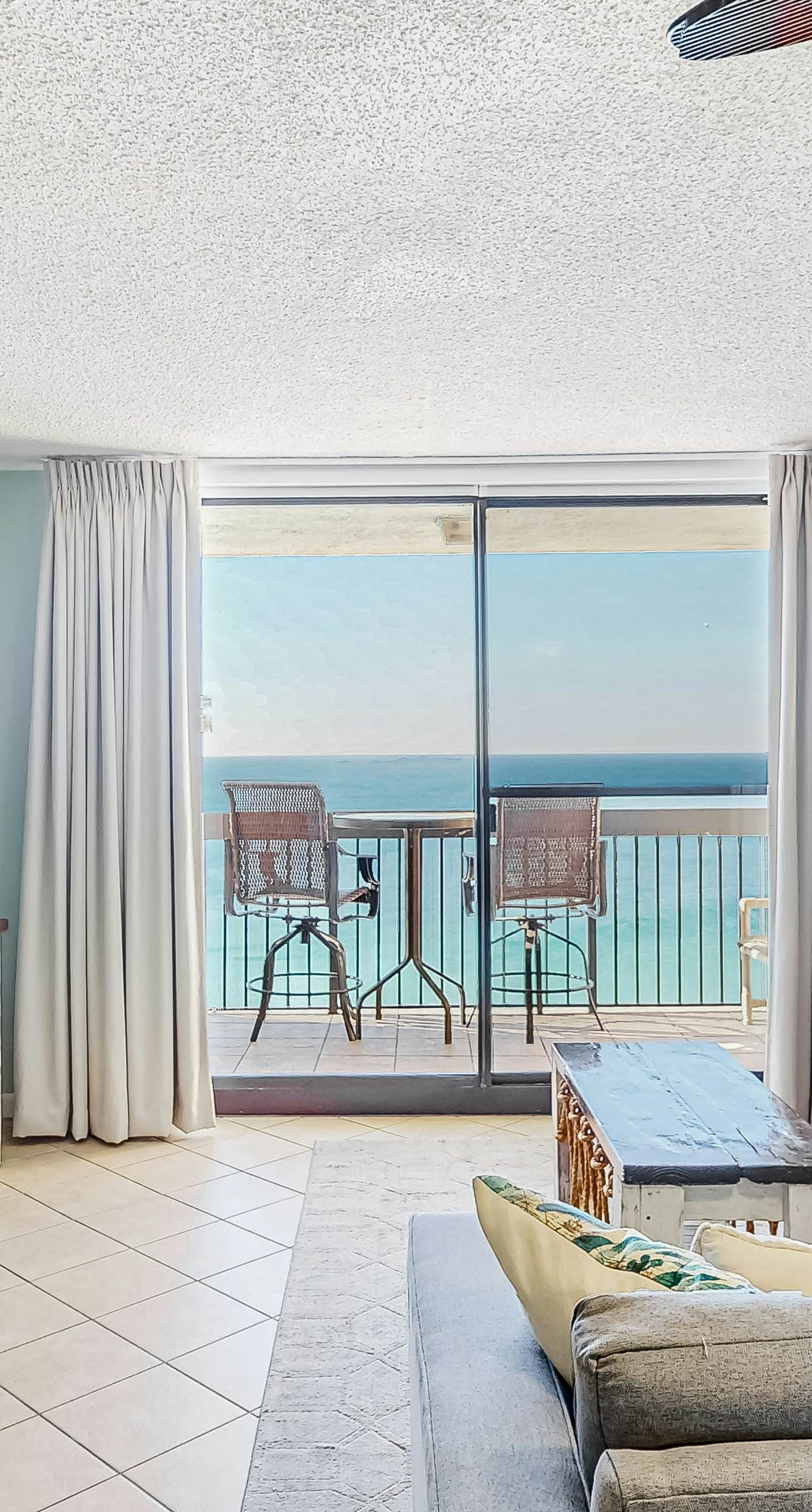 Inviting home with Gulf views, beach access, pool, and hot tub