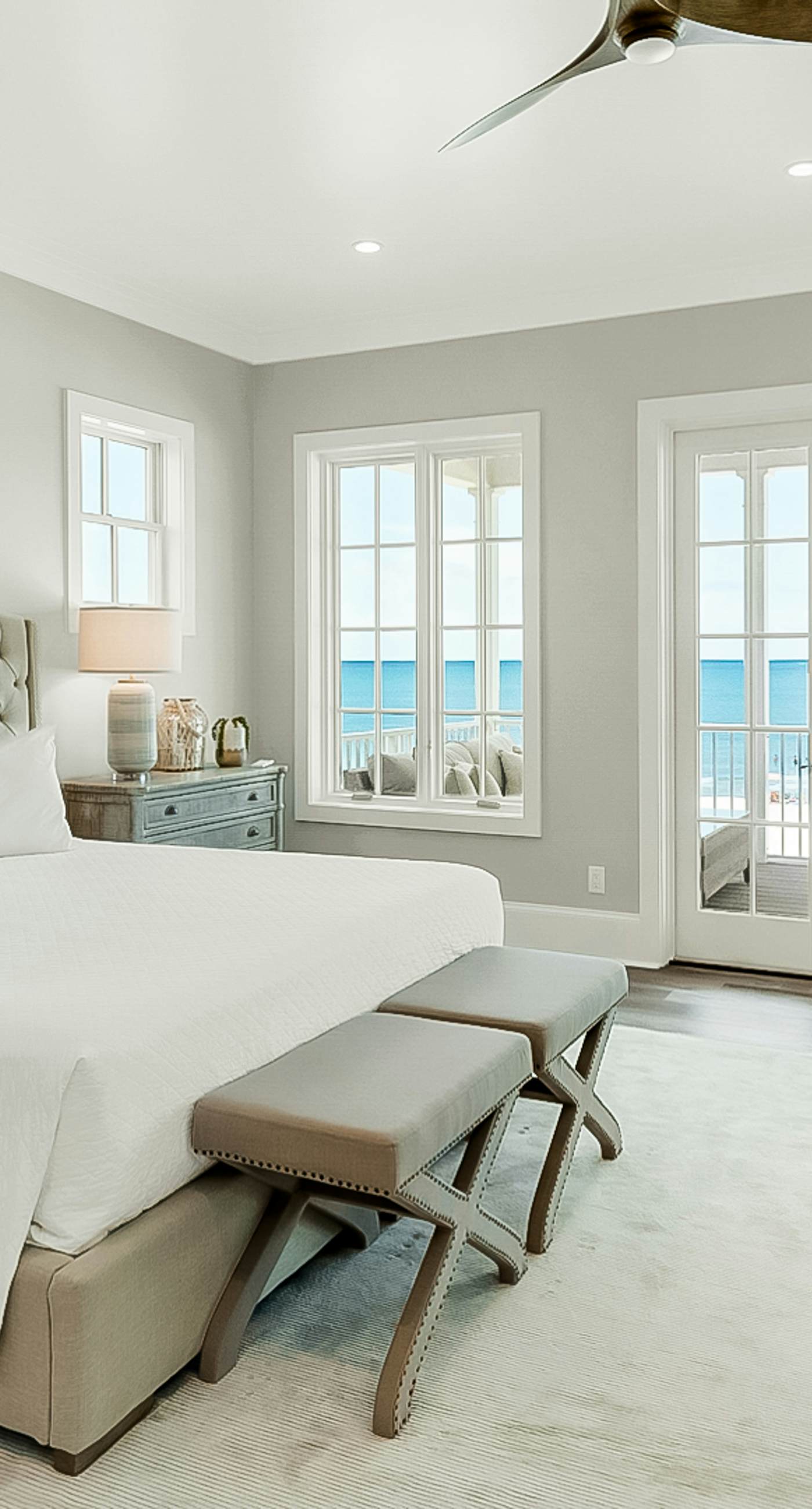 Spacious Gulf-front getaway with beach access, balcony views, a pool, & more