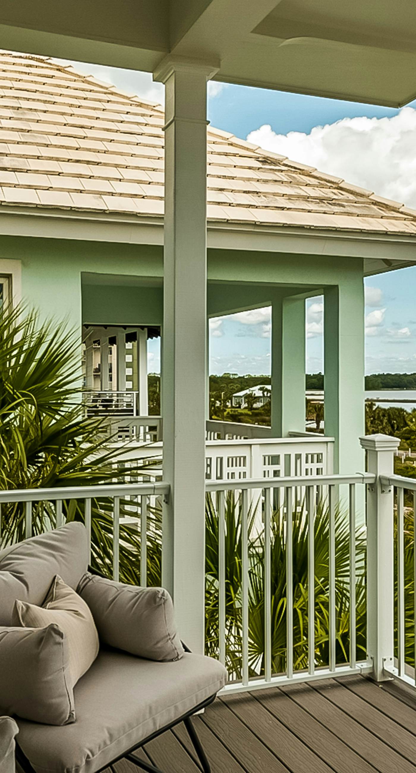 Spacious Gulf-front getaway with beach access, balcony views, a pool, & more