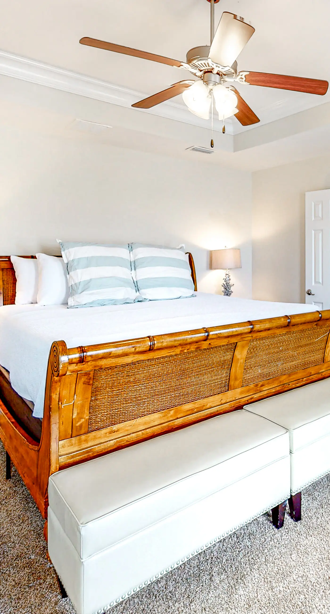 Dog-friendly beach house with balcony, fenced yard, & AC - walk to beach