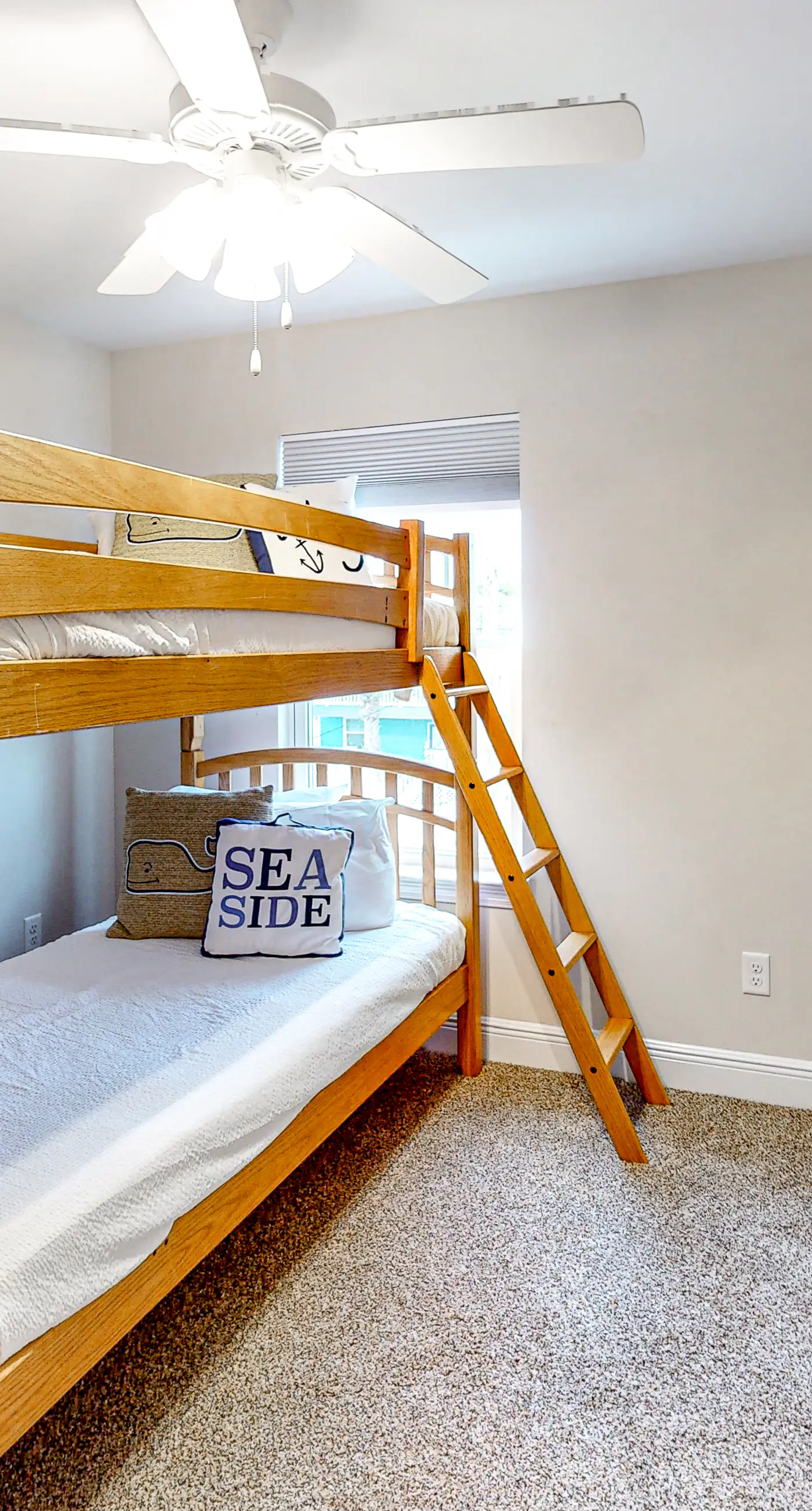 Dog-friendly beach house with balcony, fenced yard, & AC - walk to beach