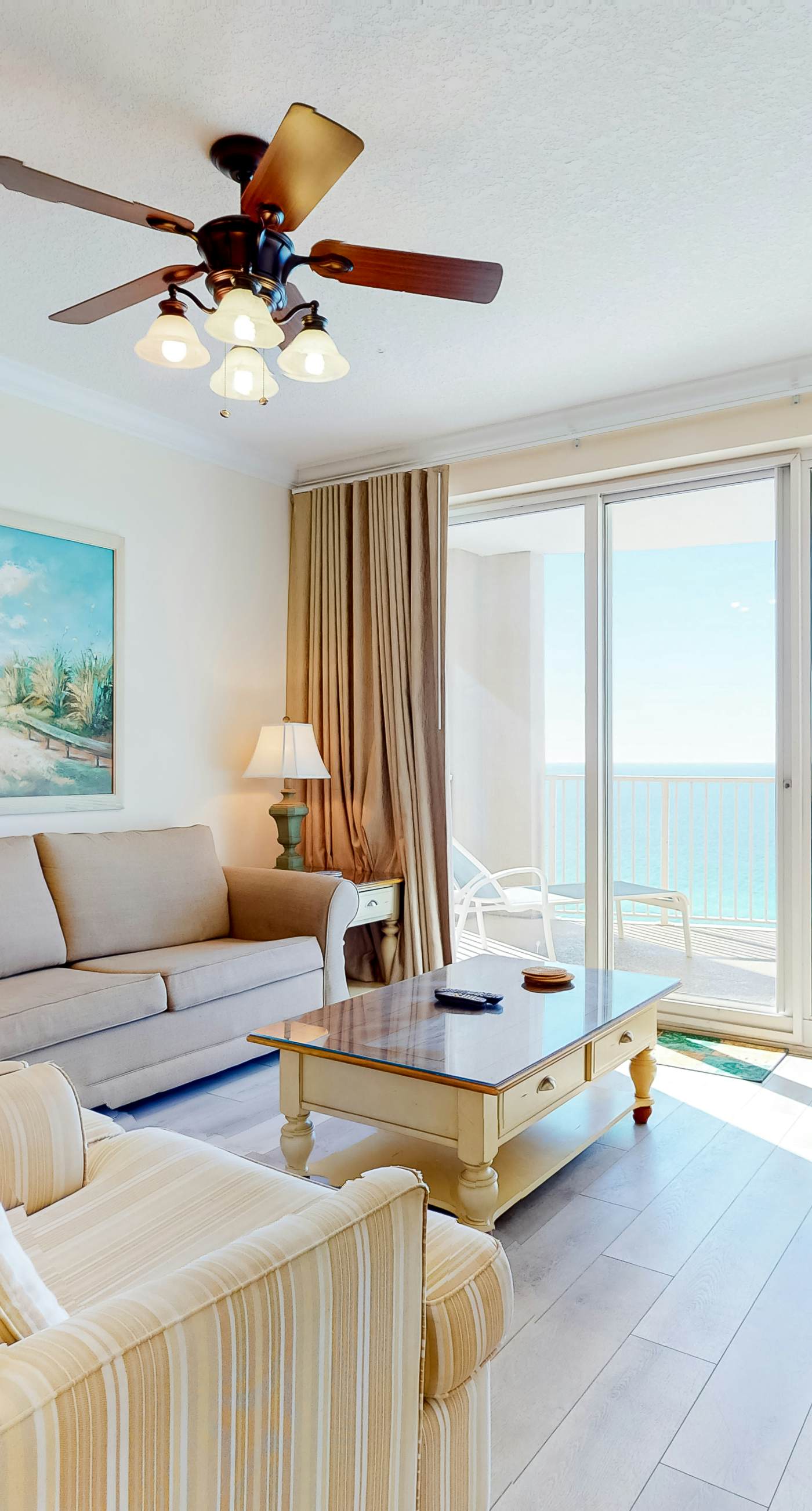 Oceanfront condo with epic gulf view, shared pool & hot tub, free WiFi, & W/D