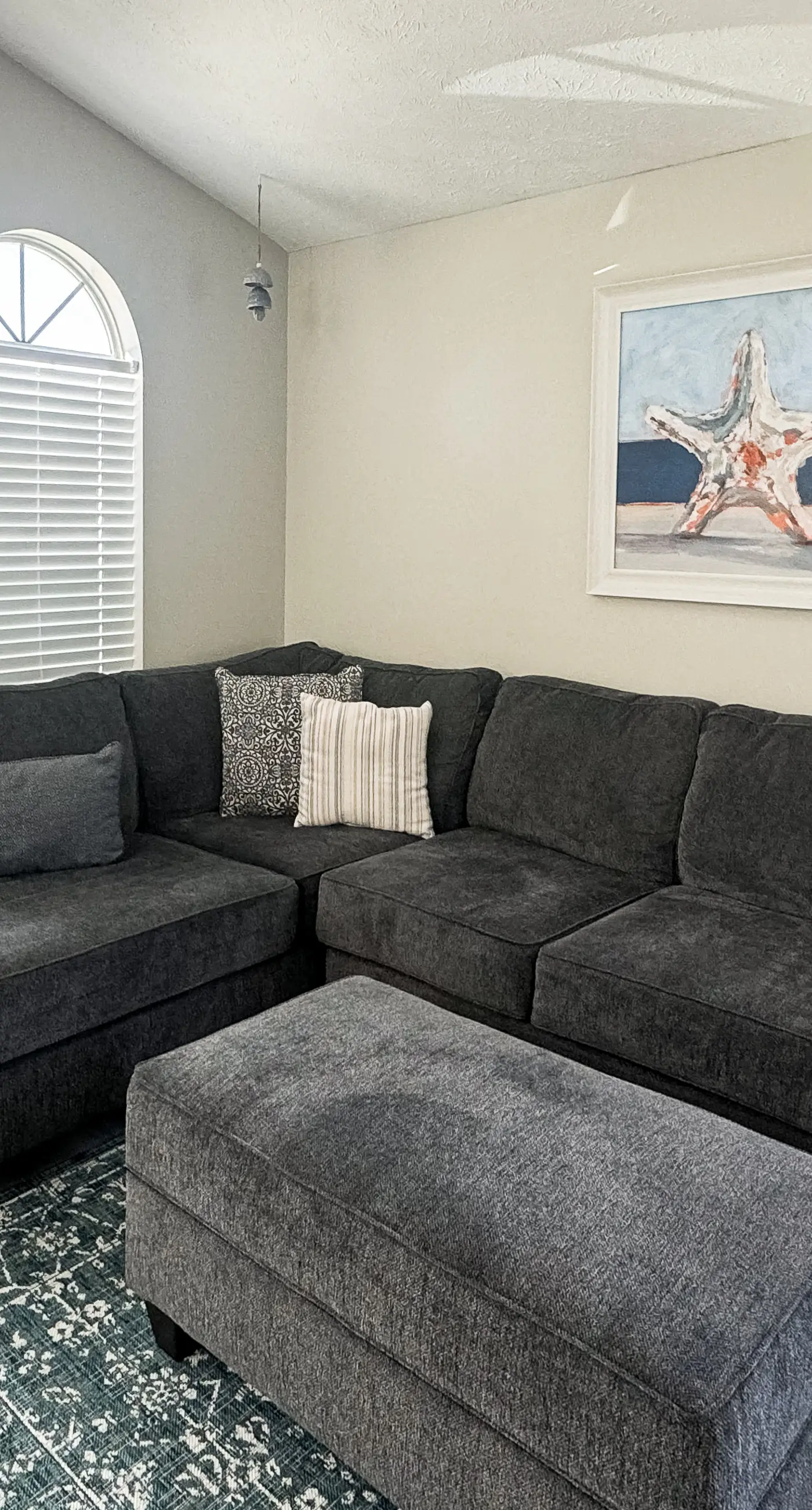 Elegant seaside residence with expansive living areas and nearby beach access