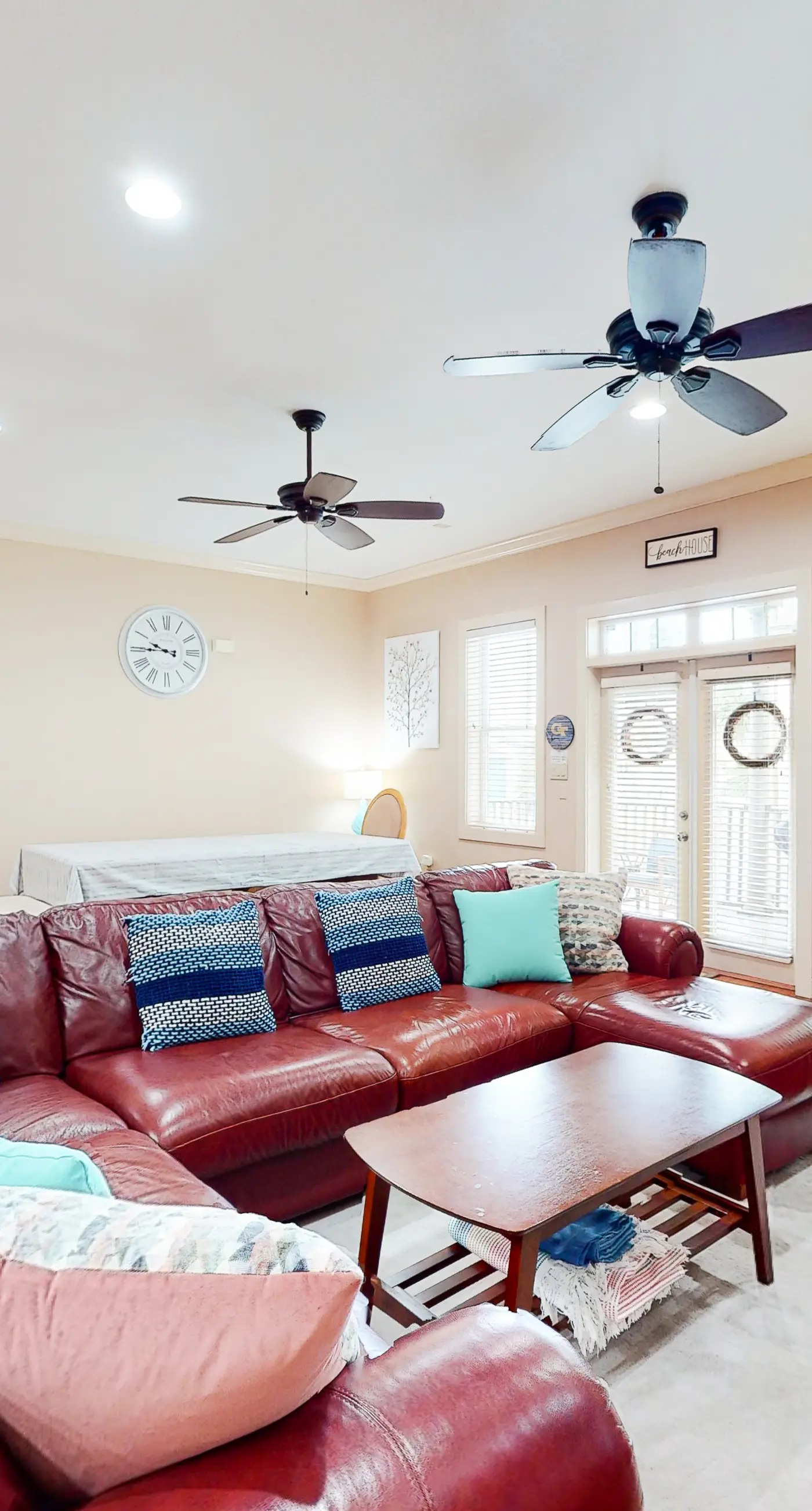Dog-friendly home with balconies, foosball, pool access, & W&D - steps to beach