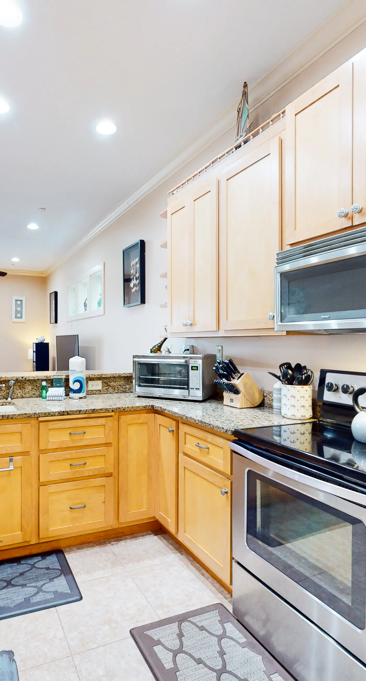 Dog-friendly home with balconies, foosball, pool access, & W&D - steps to beach