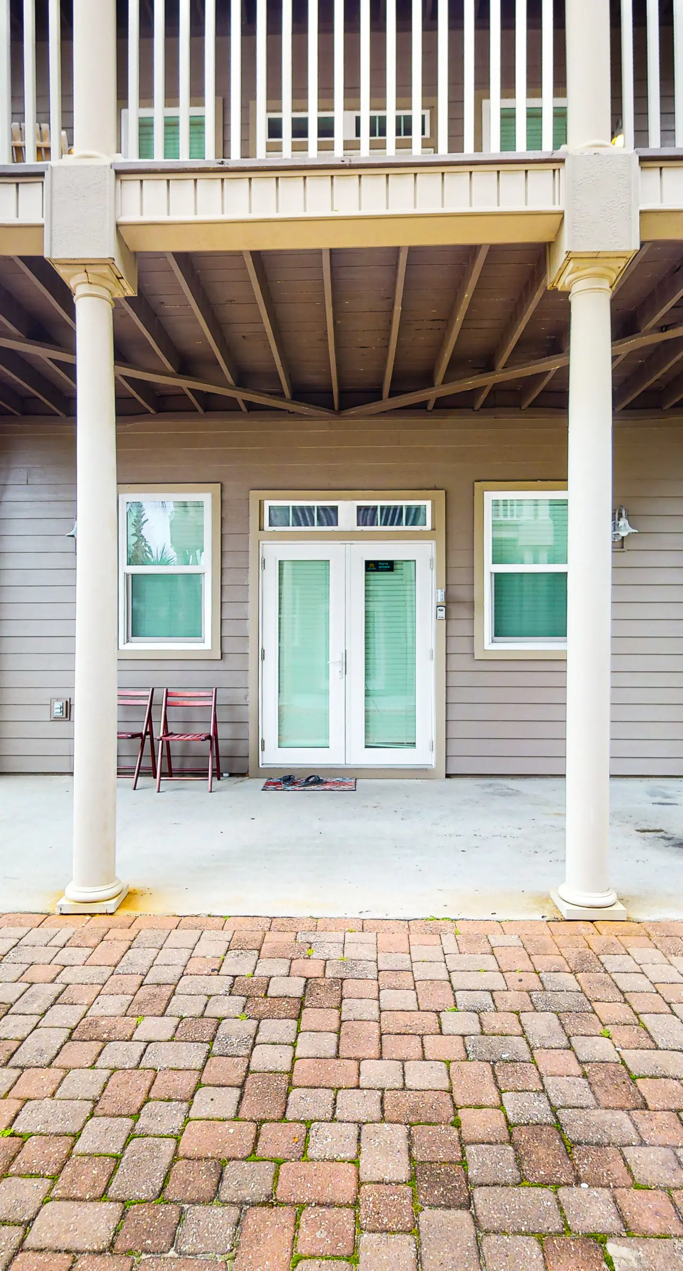 Dog-friendly home with balconies, foosball, pool access, & W&D - steps to beach