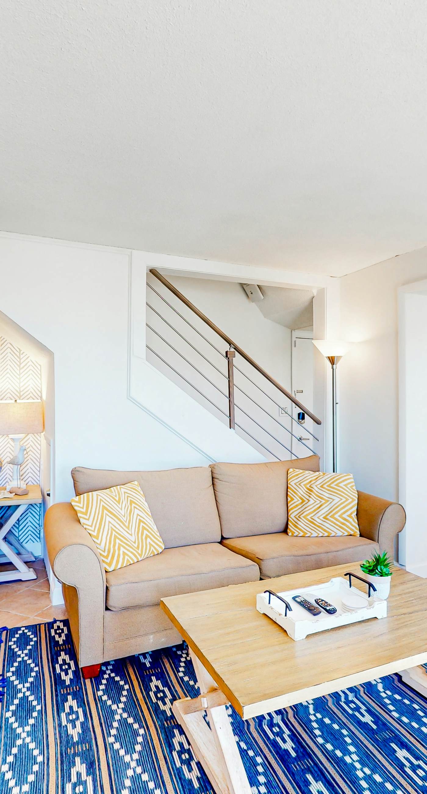 Gulf & lake view condo in beachfront resort with pool, tennis & saunas