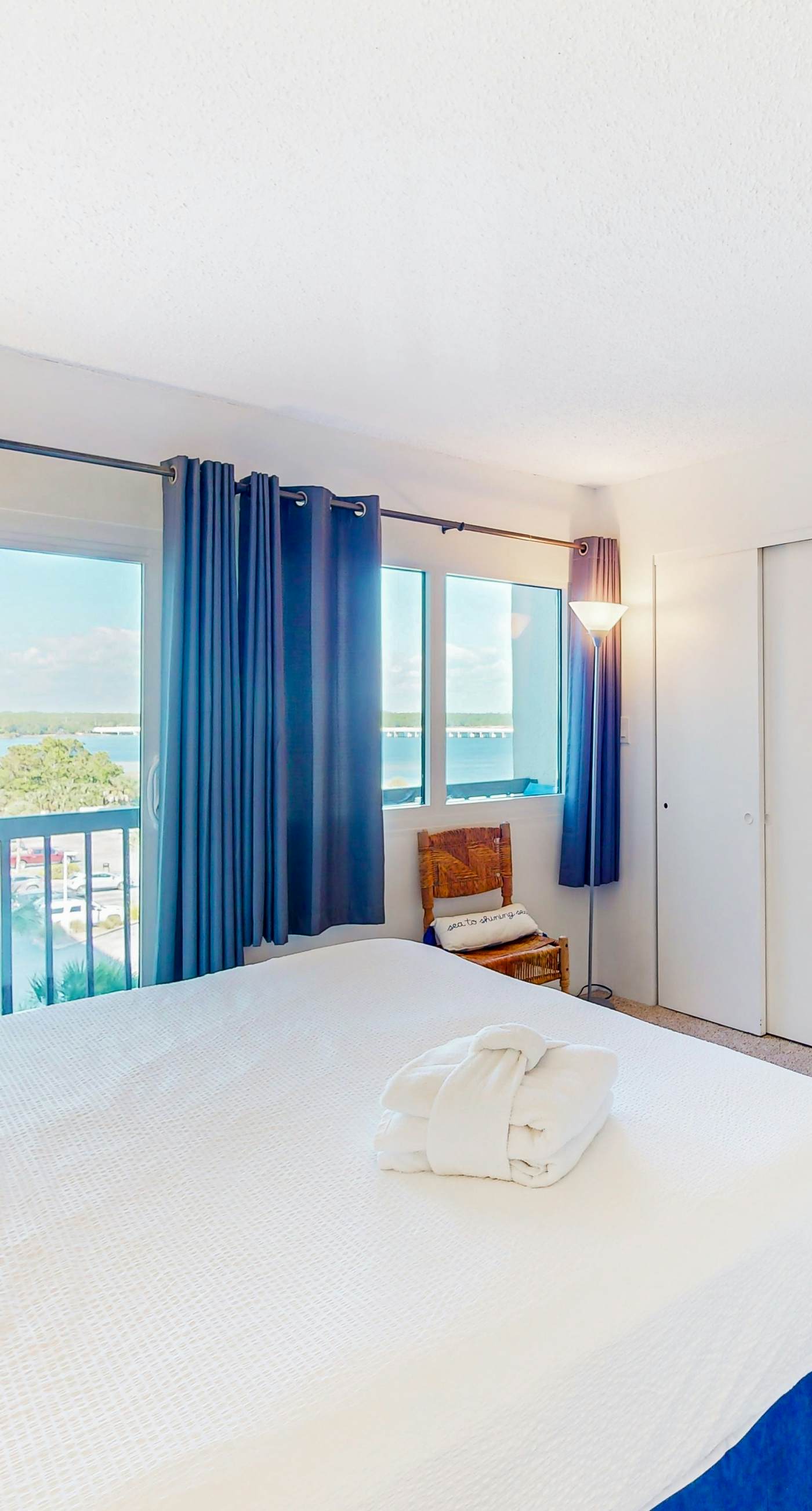 Gulf & lake view condo in beachfront resort with pool, tennis & saunas