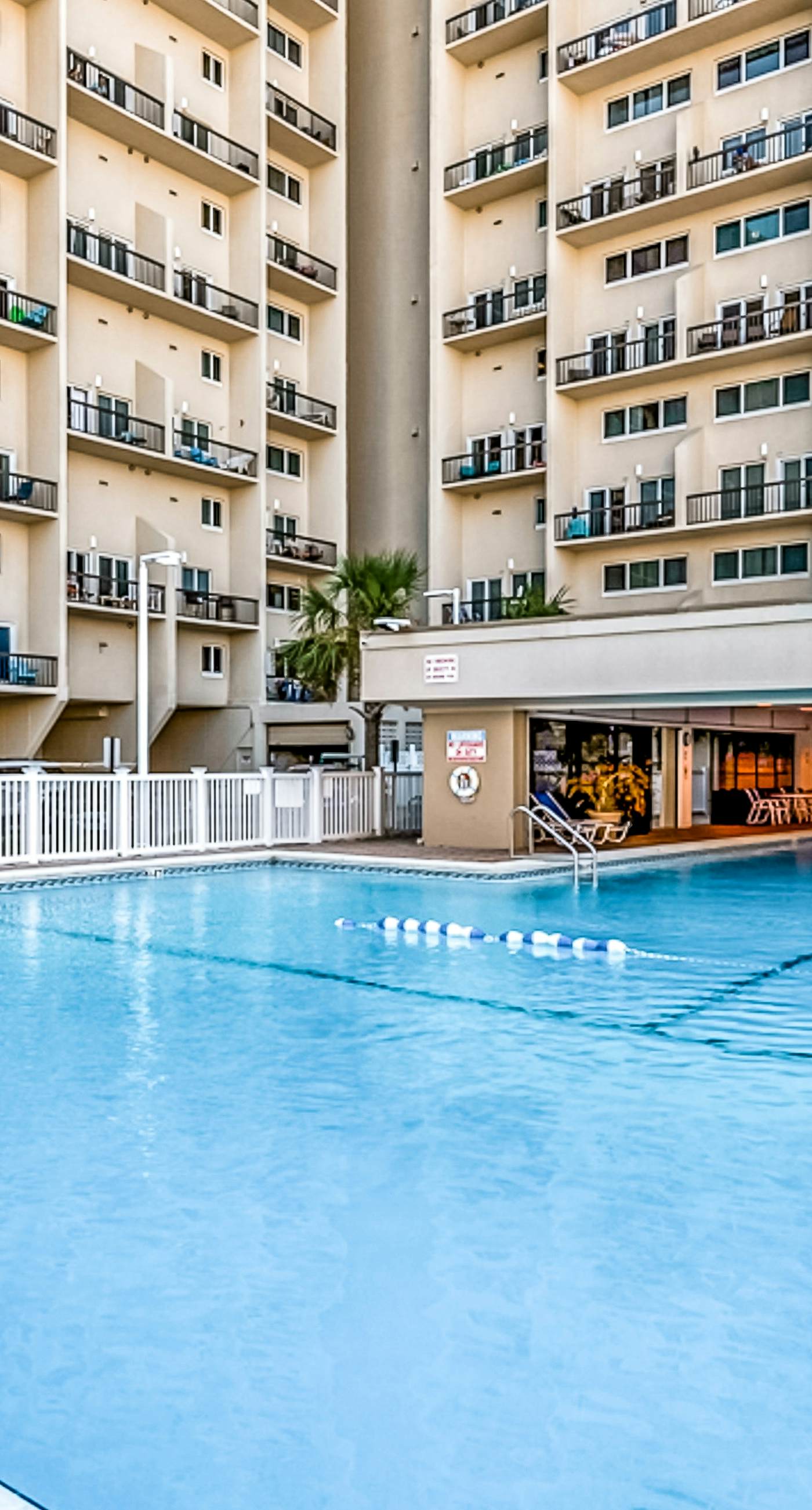 Gulf & lake view condo in beachfront resort with pool, tennis & saunas