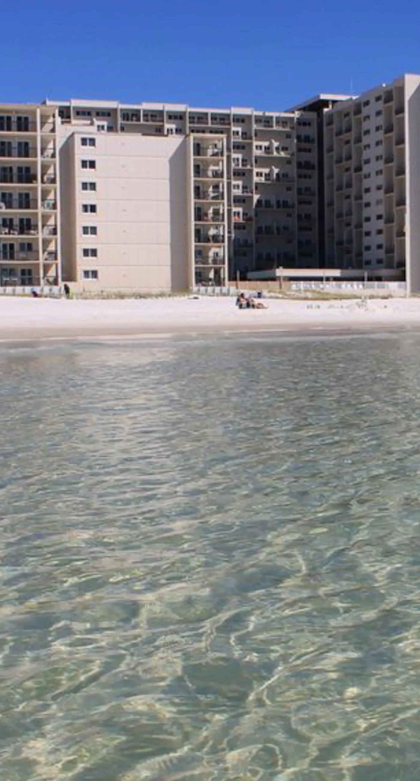Beautiful beachfront condo with shared pool and beach access