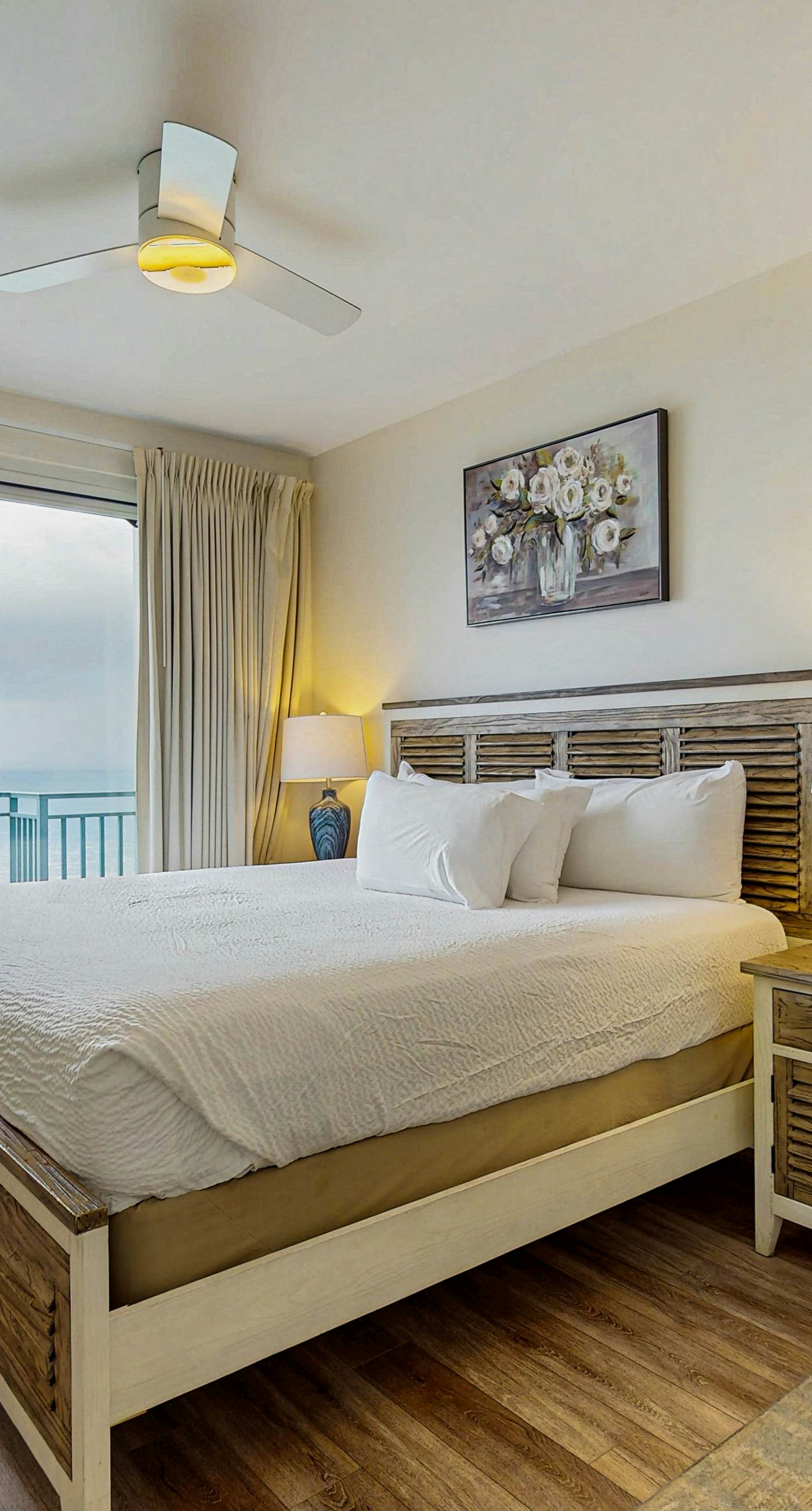 Updated beachfront retreat with hot tub, outdoor pool & balcony