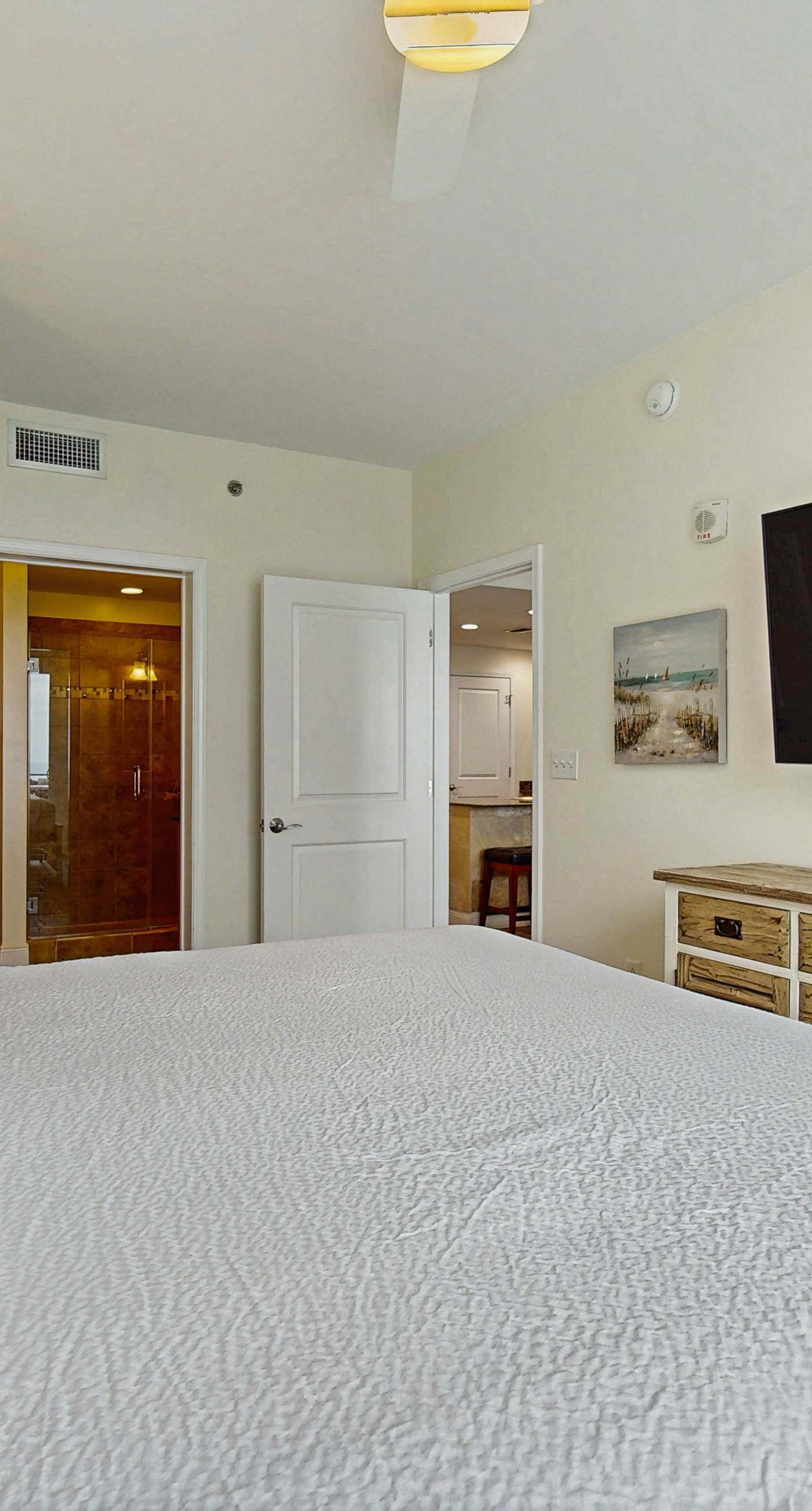 Updated beachfront retreat with hot tub, outdoor pool & balcony