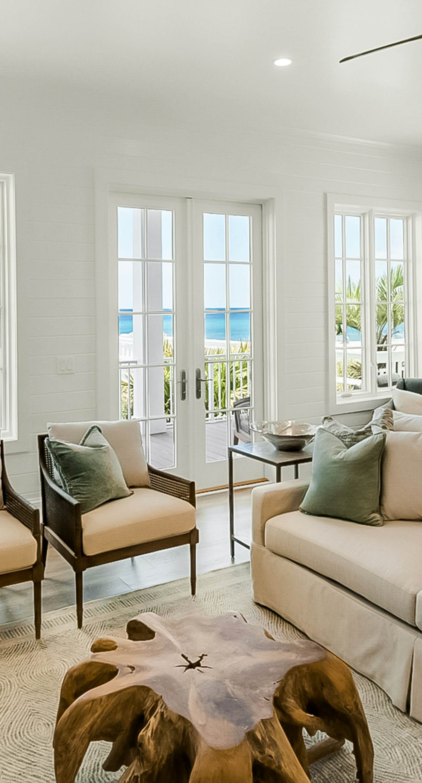 Spotless beachfront dream with views, a shared pool, & sports courts